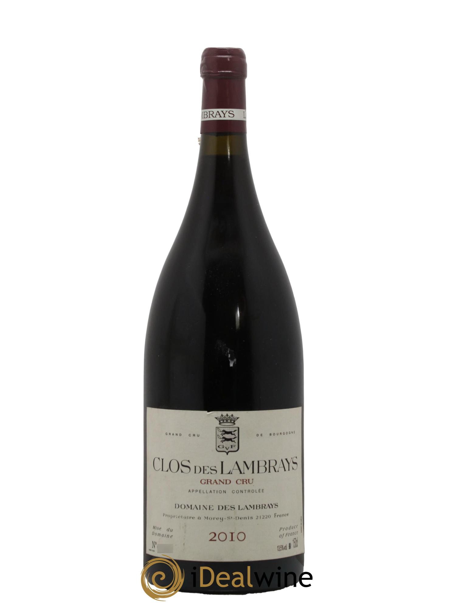 Clos des Lambrays Grand Cru Domaine des Lambrays 2010 - Lot of 1 magnum - 0