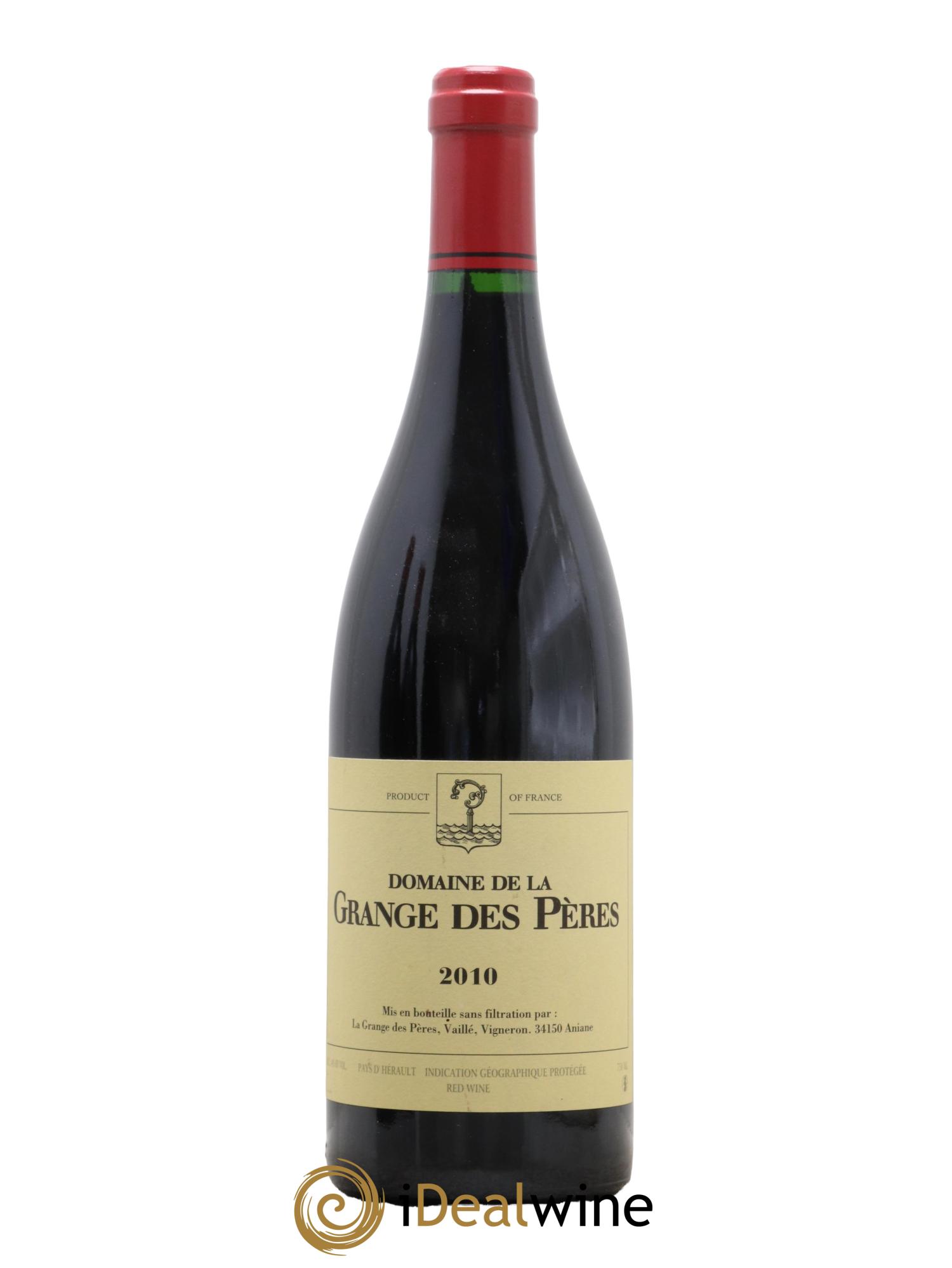 IGP Pays d'Hérault Grange des Pères Laurent Vaillé 2010 - Posten von 1 Flasche - 0