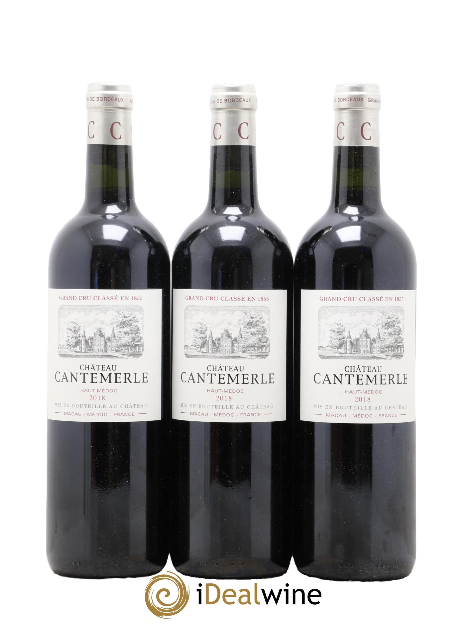 Château Cantemerle 5ème Grand Cru Classé 2018 - Lot de 12 bouteilles - 3