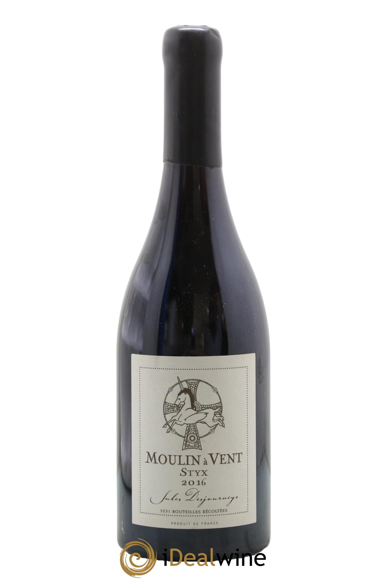 Moulin à Vent Le Styx Jules Desjourneys 2016 - Lot de 1 bouteille - 0