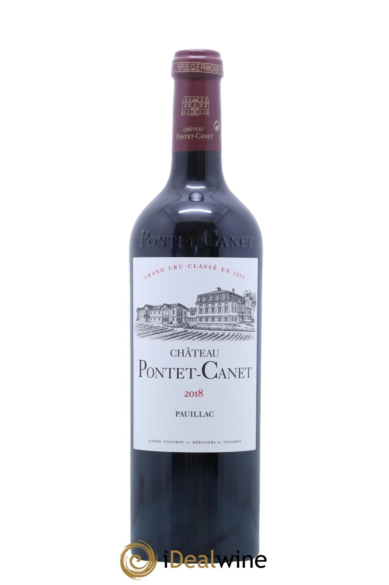 Château Pontet Canet 5ème Grand Cru Classé  2018 - Lot de 1 bouteille - 0