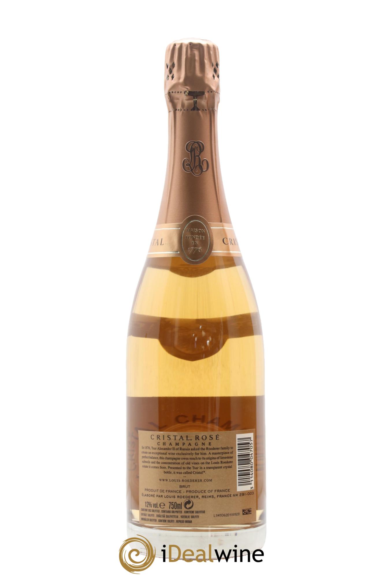 Cristal Louis Roederer 2012 - Lot of 1 bottle - 2