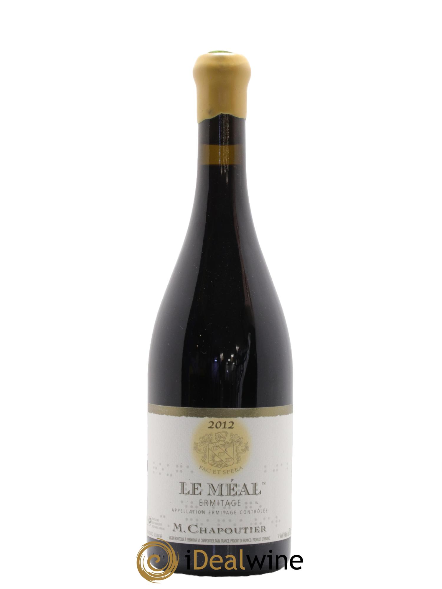 Hermitage Ermitage Le Méal Chapoutier 2012 - Lot de 1 bouteille - 0