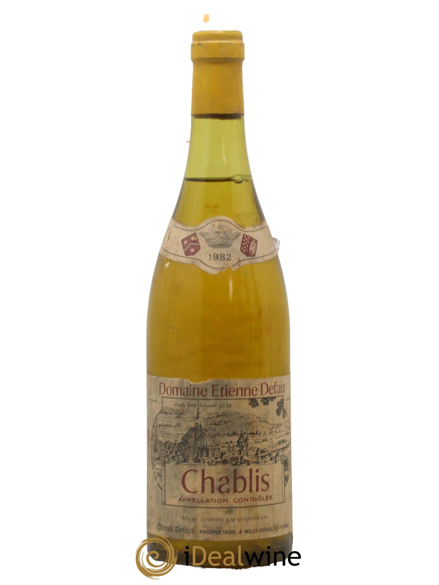 Chablis Domaine Defaix 1982 - Lotto di 1 bottiglia - 0