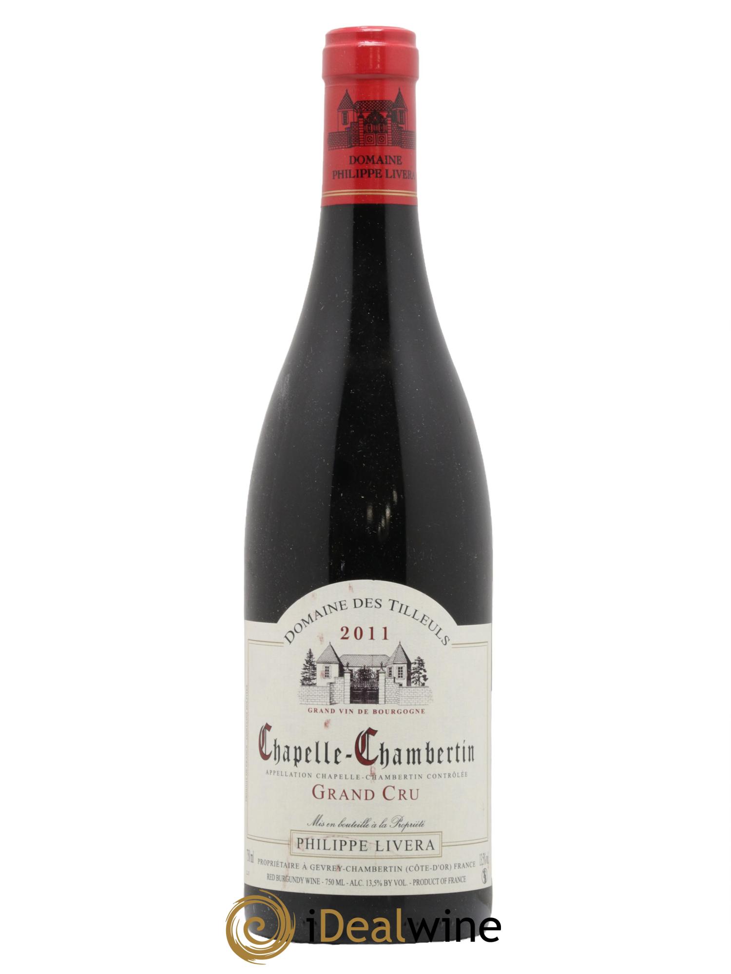 Chapelle-Chambertin Grand Cru Tilleuls (Domaine des) - Philippe Livera 2011 - Lot of 1 bottle - 0