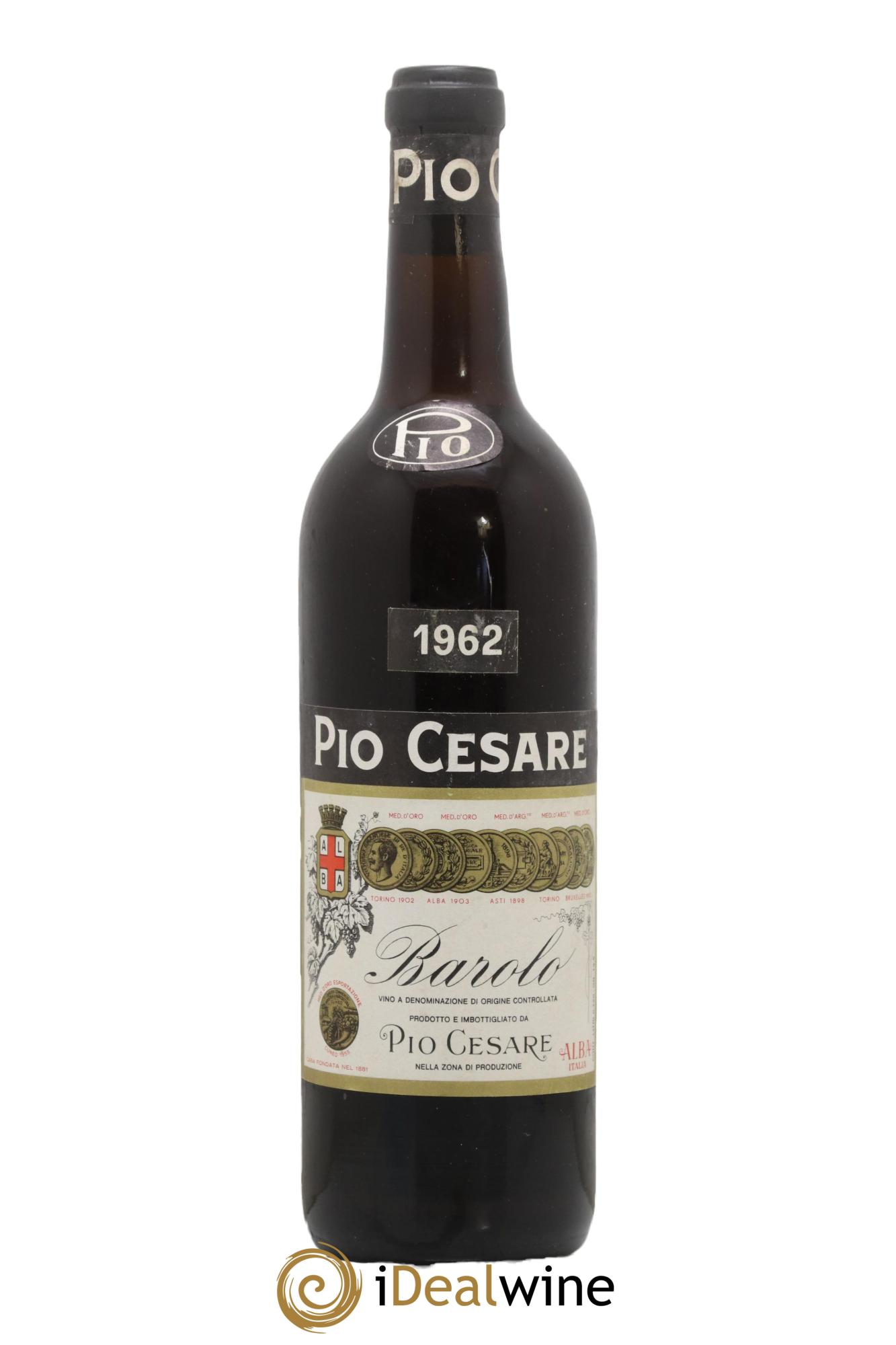 Barolo DOCG Pio Cesare 1962 - Lot de 1 bouteille - 0