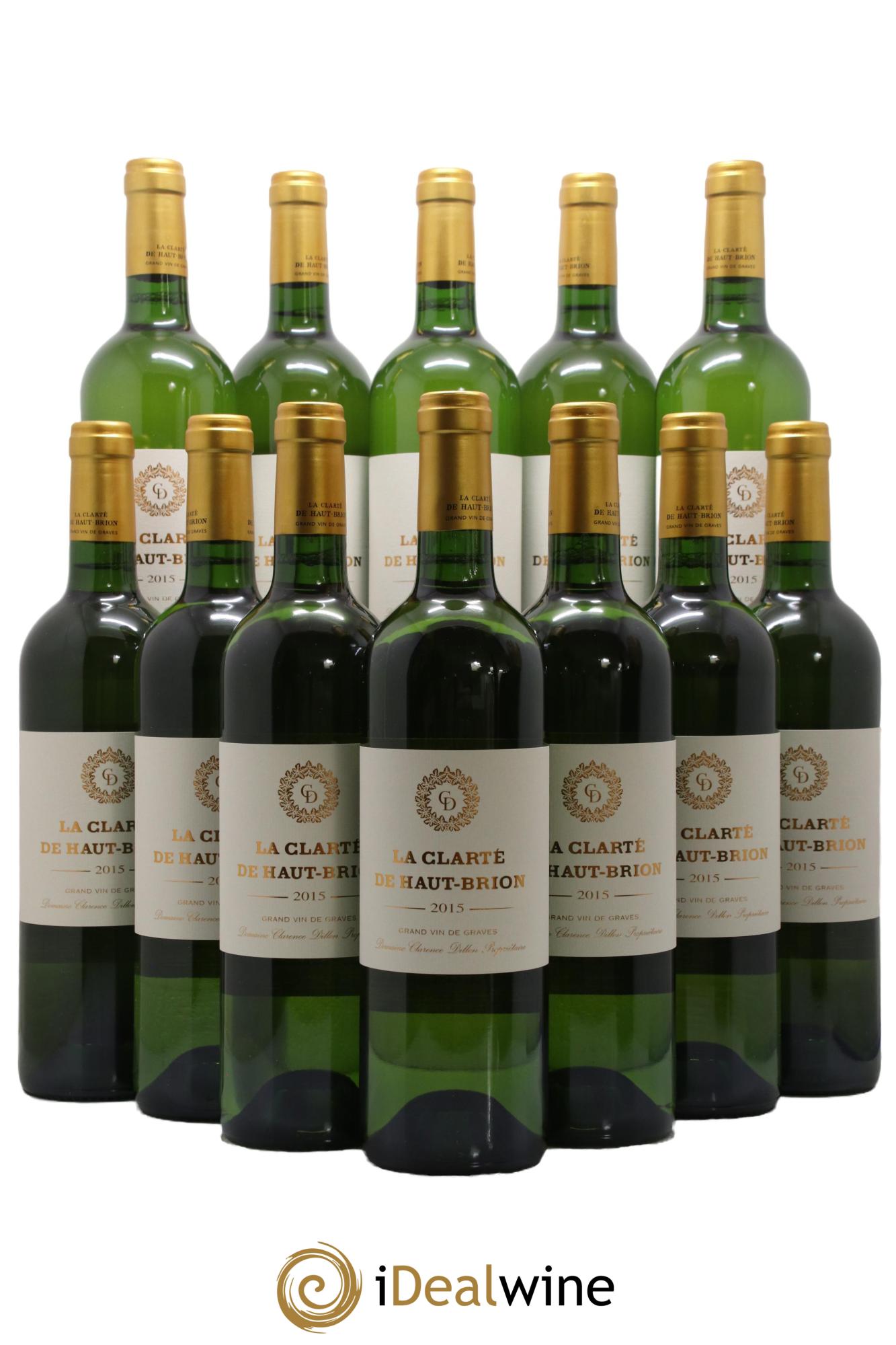 La Clarté de Haut Brion Second Vin  2015 - Lot de 12 bouteilles - 0