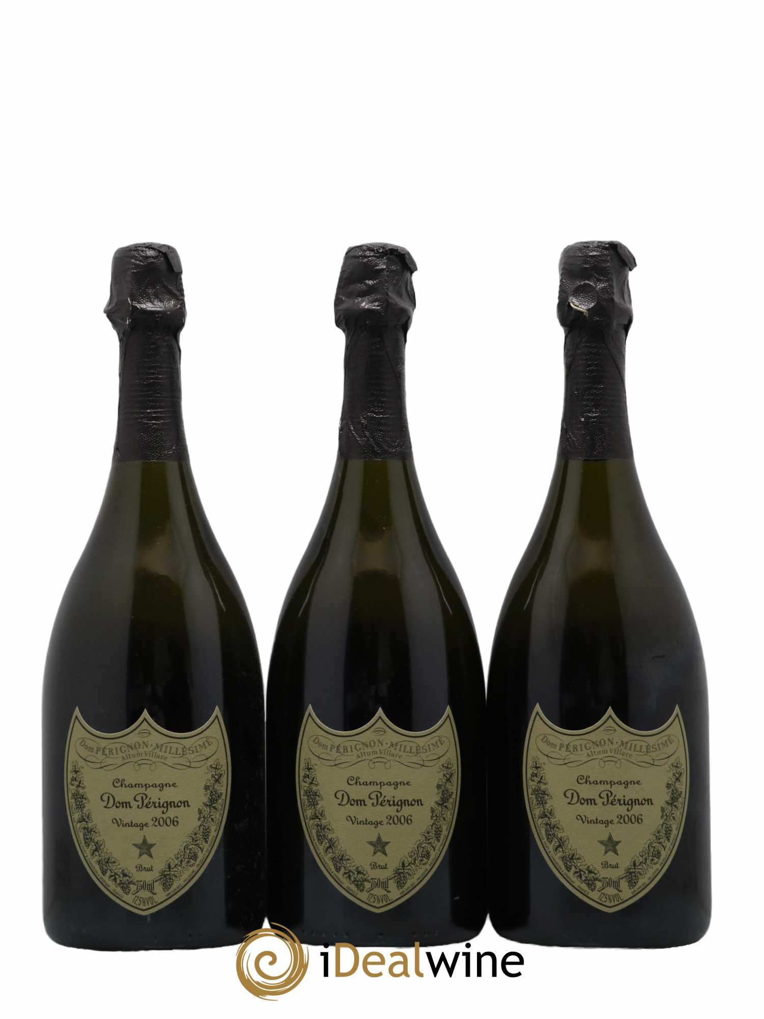 Brut Dom Pérignon 2006 - Lot of 3 bottles - 0