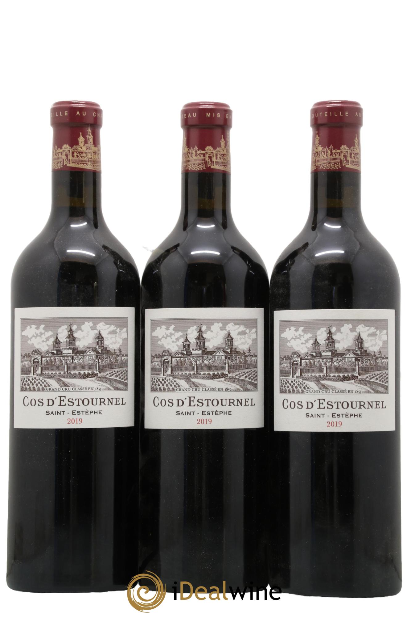 Cos d'Estournel 2ème Grand Cru Classé 2019 - Posten von 3 Flaschen - 0