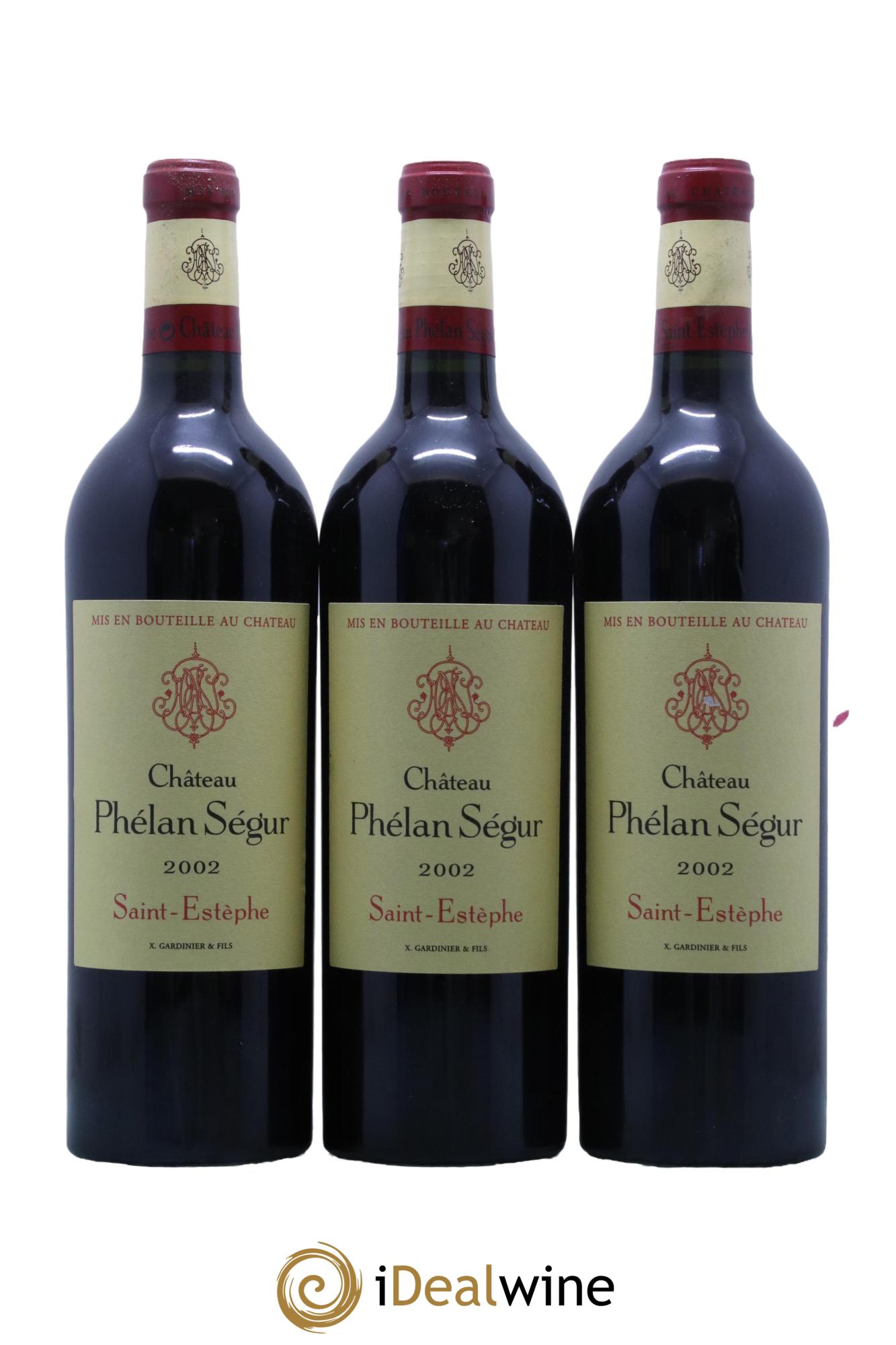 Château Phélan Ségur  2002 - Lot de 12 bouteilles - 1