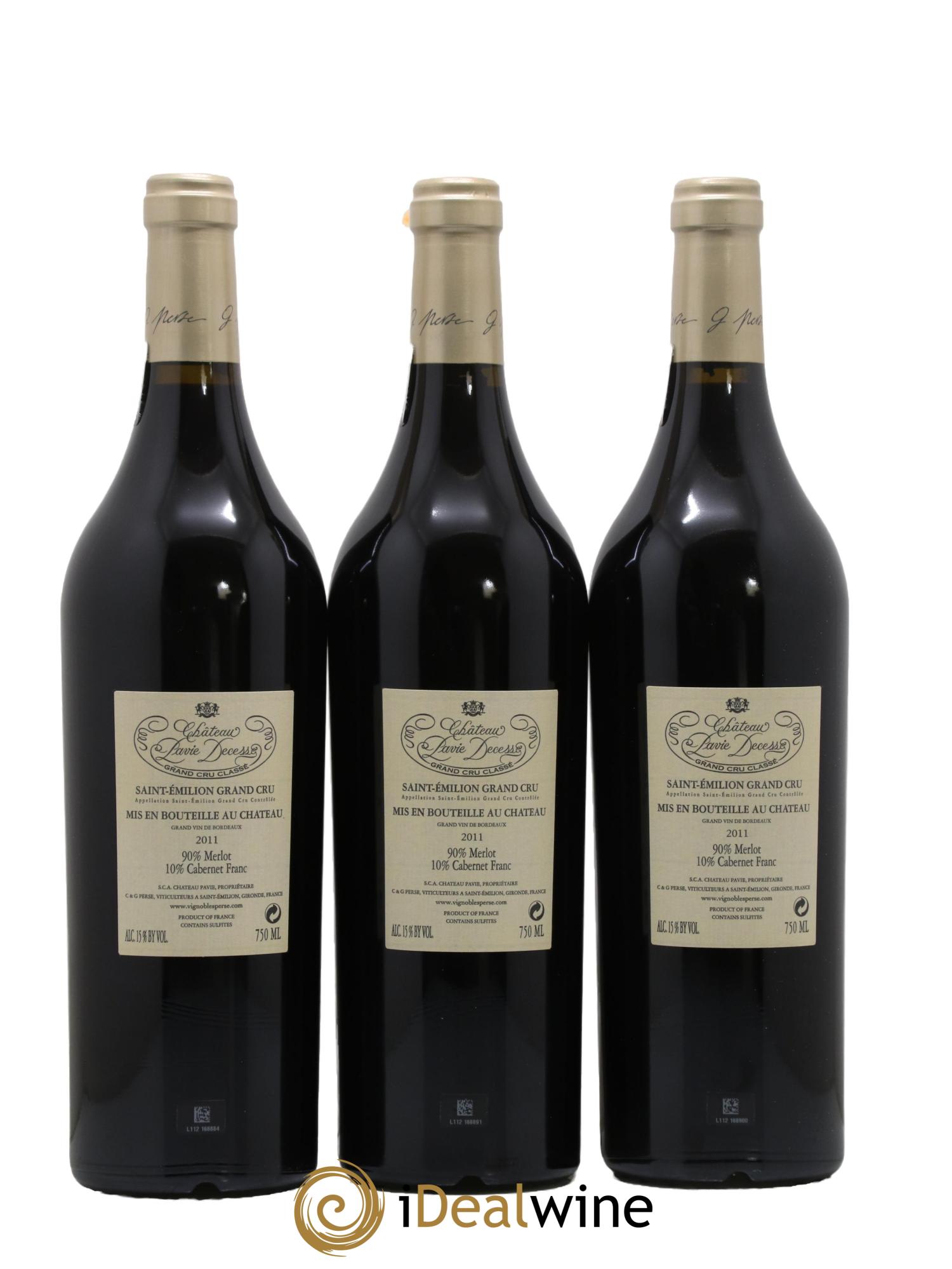 Château Pavie Decesse Grand Cru Classé 2011 - Lot of 6 bottles - 2