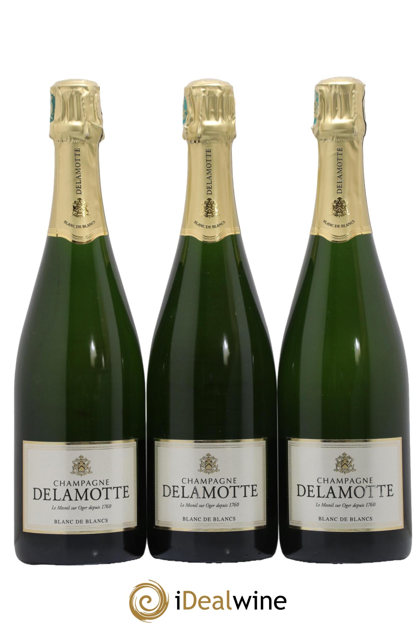 Blancs de Blancs Brut Delamotte - Lotto di 3 bottiglie - 0