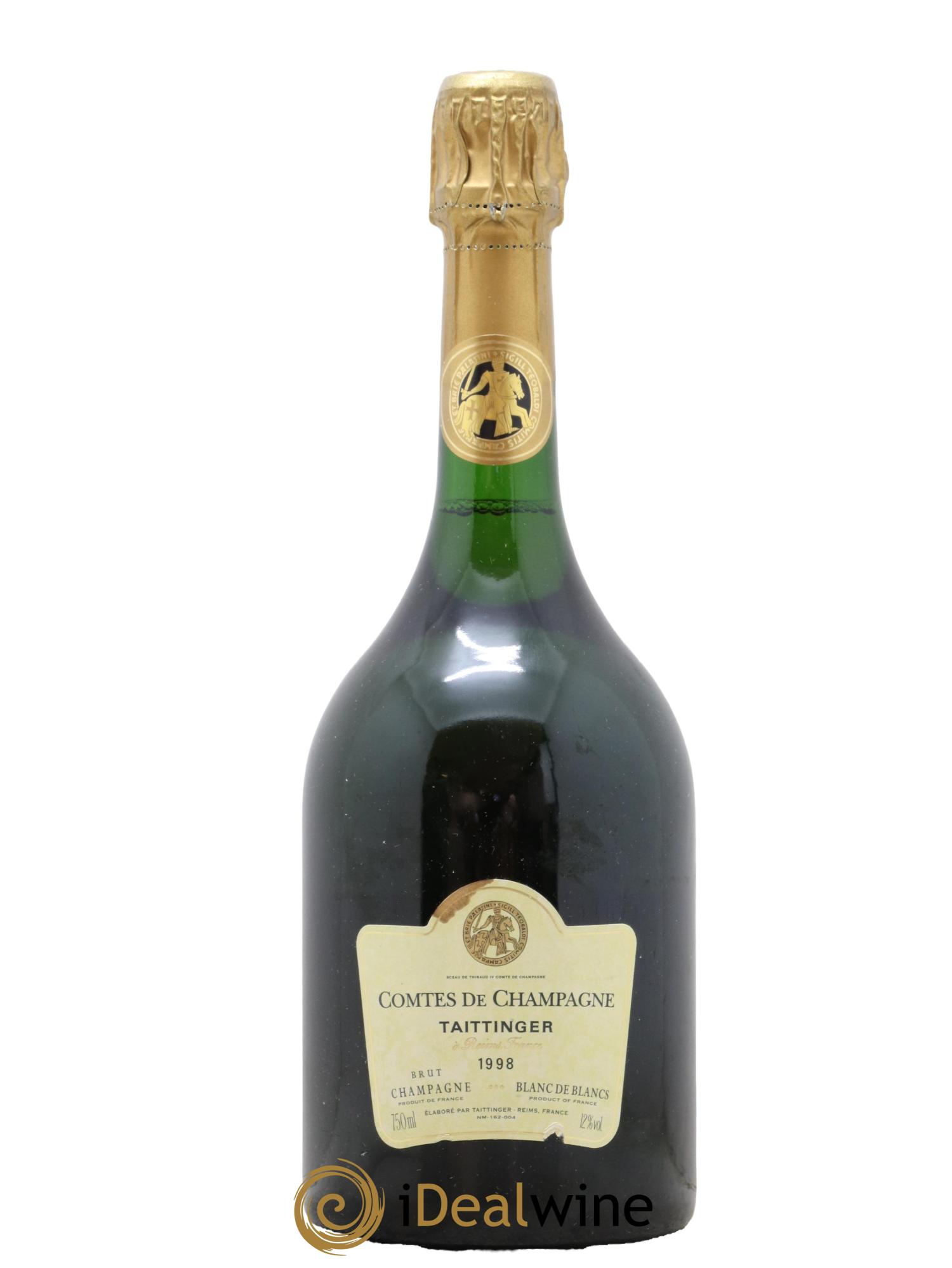 Comtes de Champagne Taittinger 1998 - Lotto di 1 bottiglia - 0