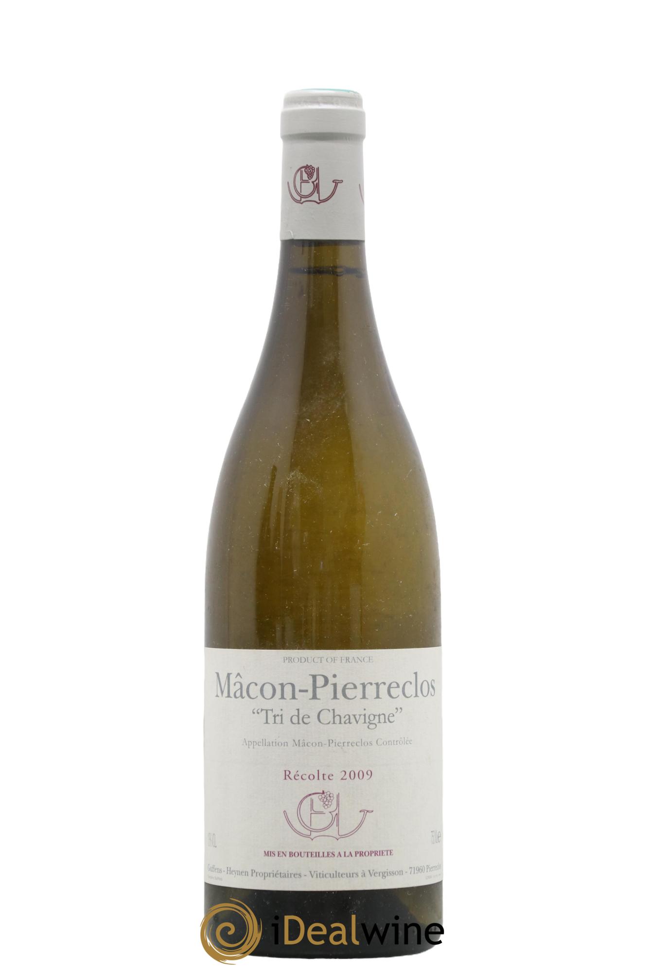 Mâcon-Pierreclos Tri de Chavigne Guffens-Heynen 2009 - Posten von 1 Flasche - 0