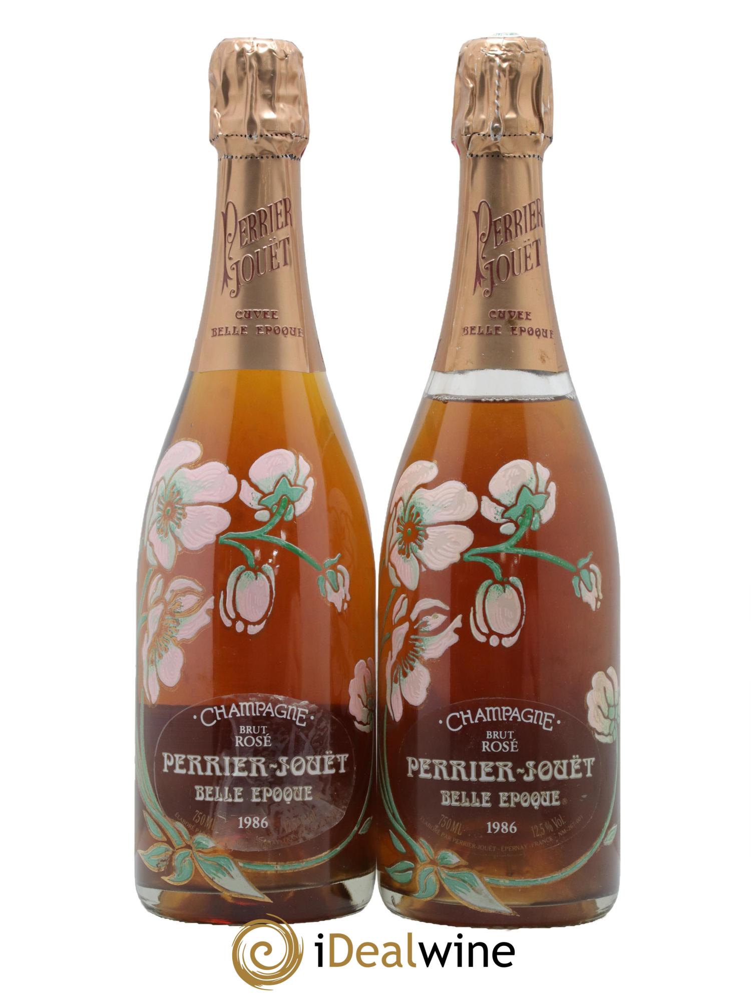 Cuvée Belle Epoque Perrier-Jouët 1986 - Lot of 2 bottles - 0