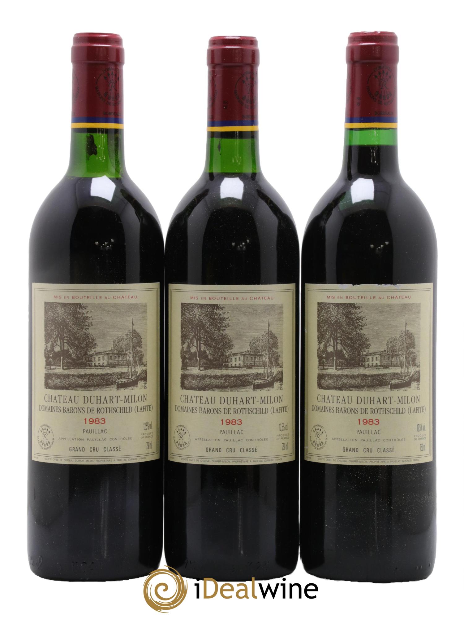 Château Duhart-Milon 4ème Grand Cru Classé 1983 - Lot de 12 bouteilles - 2