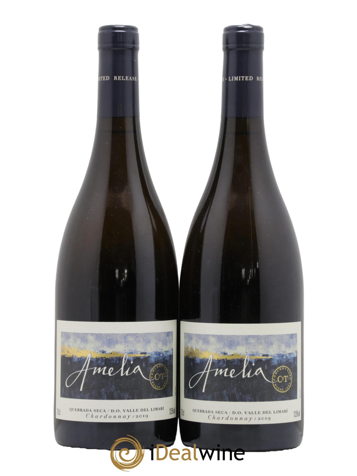 Chili Valle Del Limari Chardonnay Amelia Concha 2019 - Lot de 2 bouteilles - 0