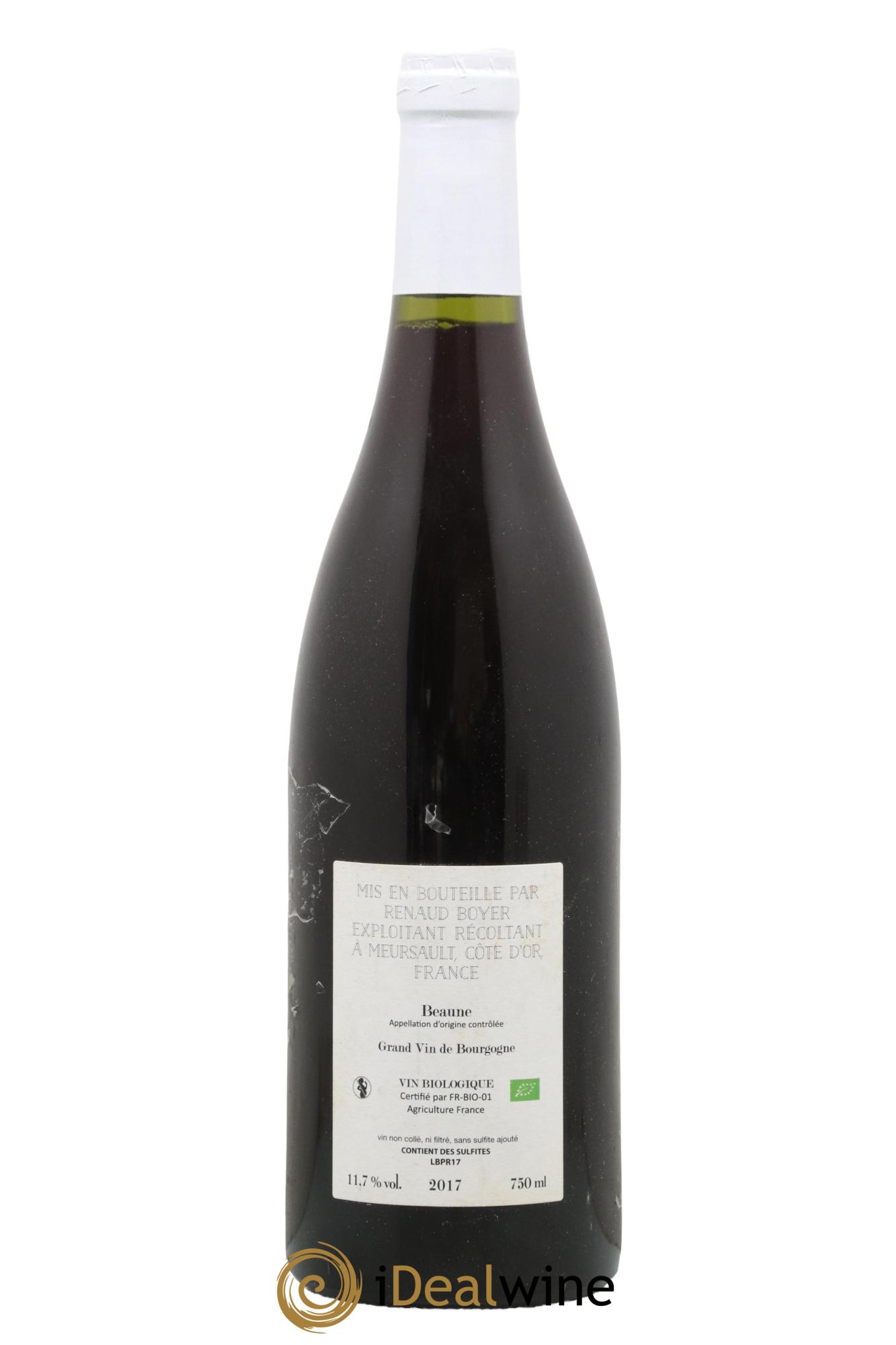 Beaune Les Prévolles Renaud Boyer 2017 - Lot of 1 bottle - 1