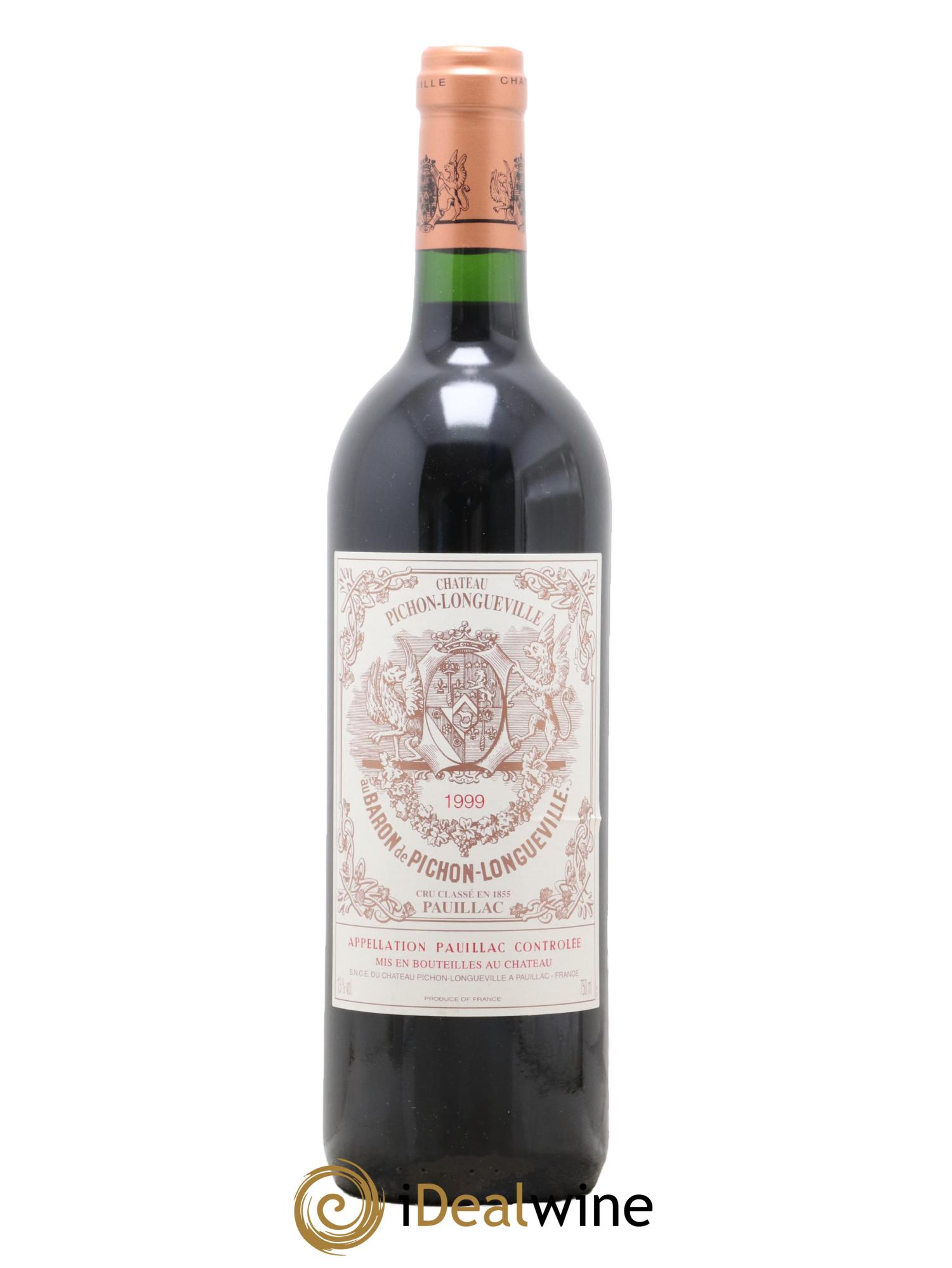 Pichon Longueville Baron 2ème Grand Cru Classé 1999 - Lot de 1 bouteille - 0