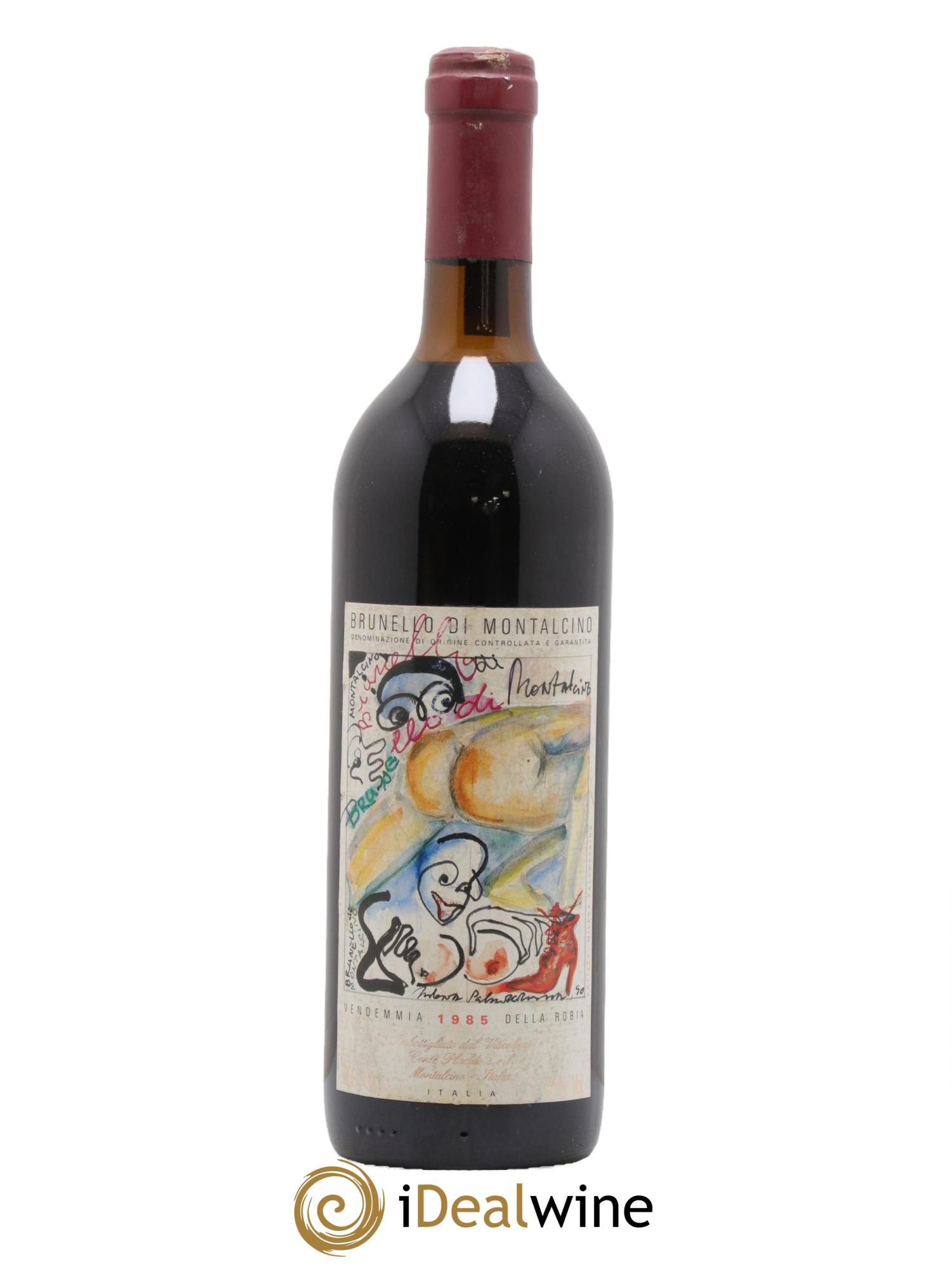 Brunello di Montalcino DOCG Conte Placido 1985 - Lotto di 1 bottiglia - 0