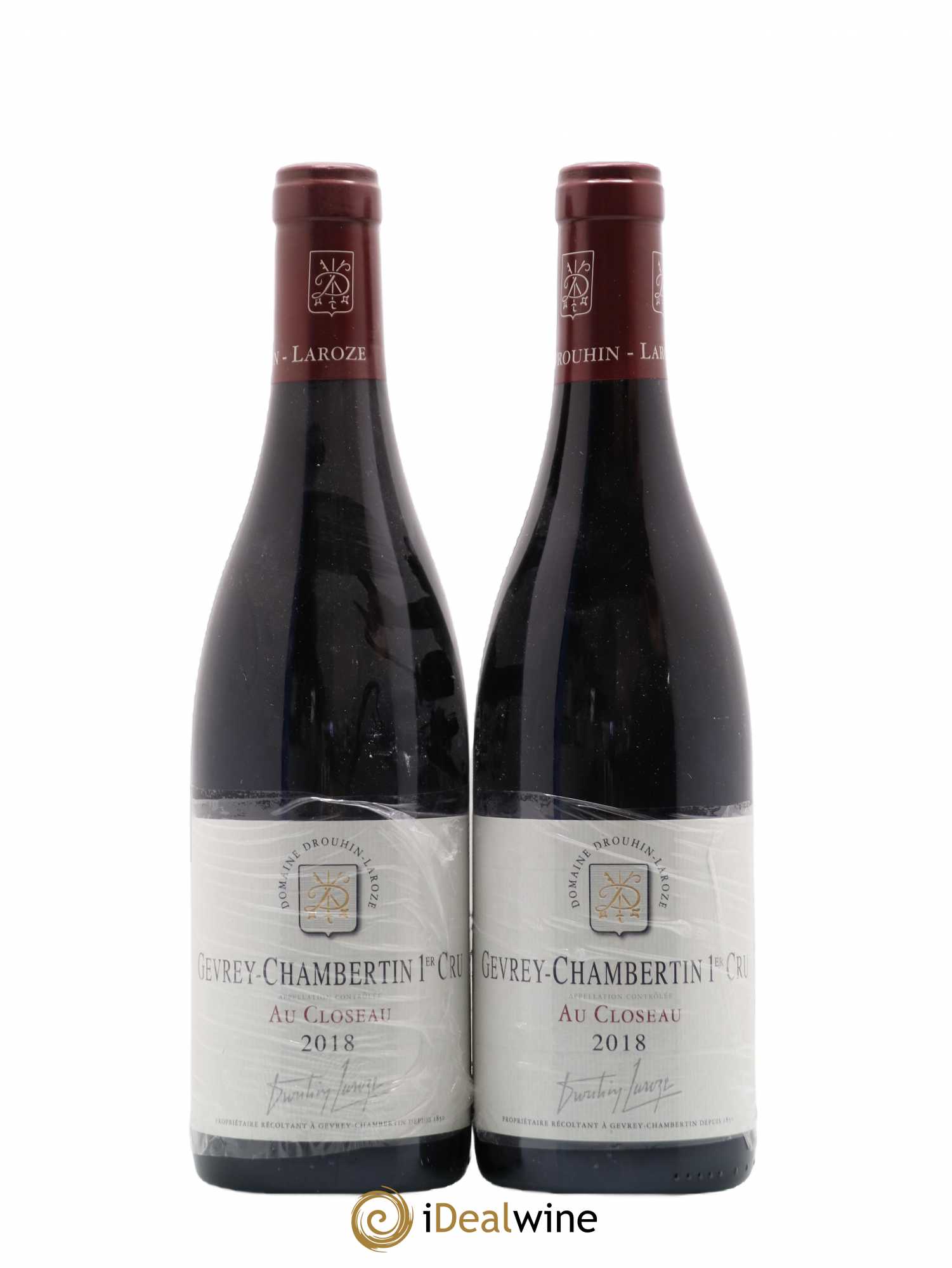 Gevrey-Chambertin 1er Cru Au Closeau Domaine Drouhin-Laroze  2018 - Lot of 2 bottles - 0