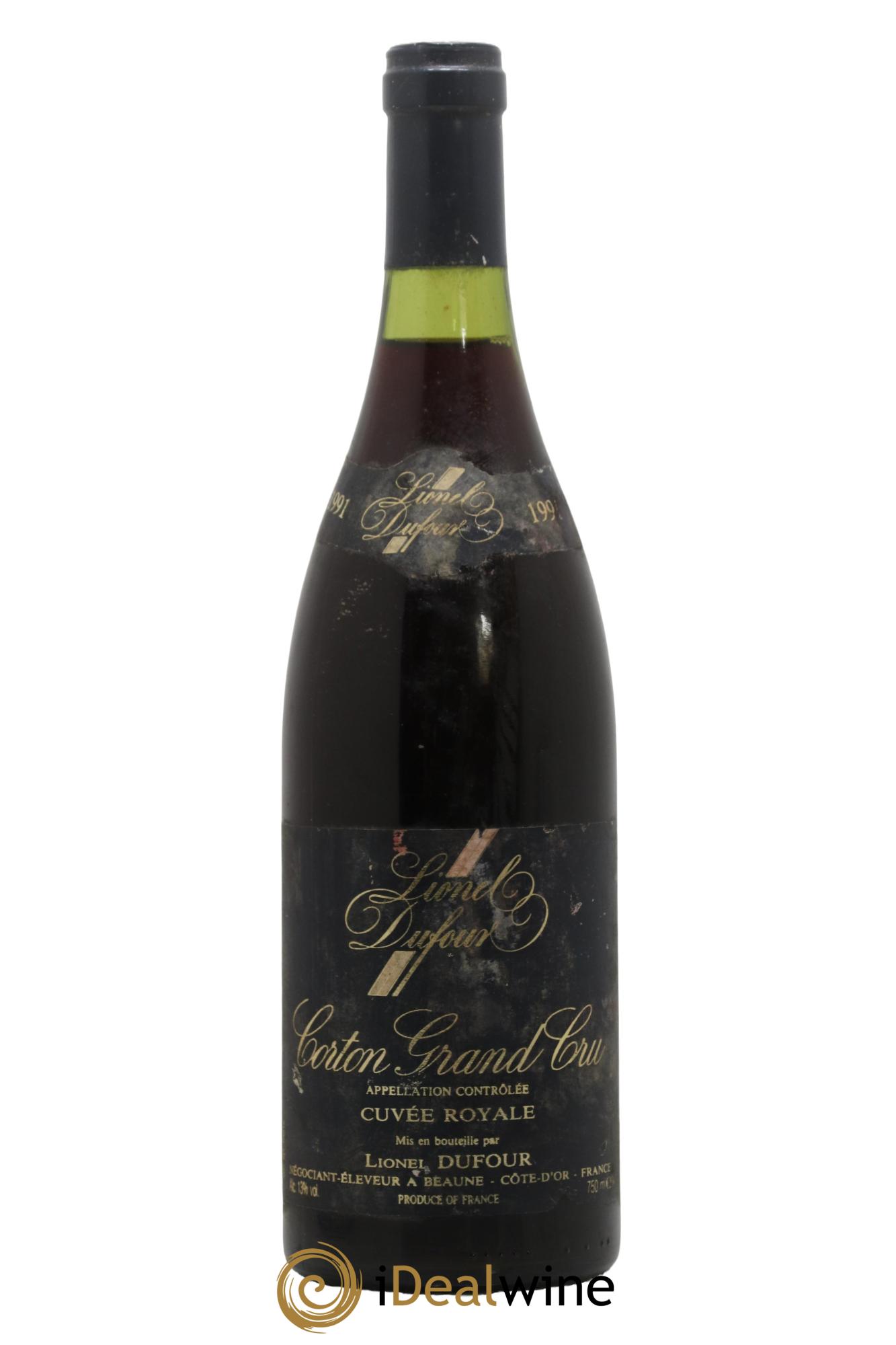 Corton Grand Cru Cuvee Royale Lionel Dufour 1991 - Lotto di 1 bottiglia - 0