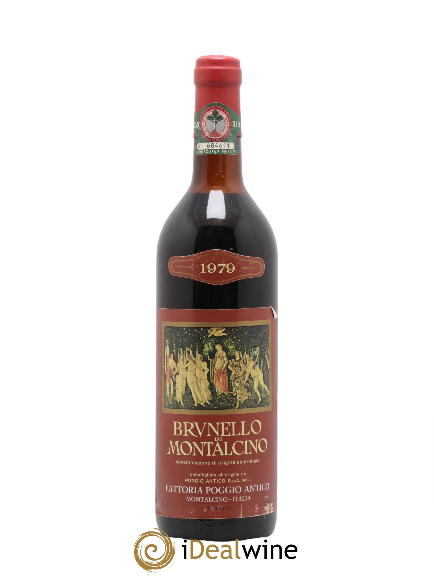 Brunello di Montalcino DOCG Poggio Antico 1979 - Lotto di 1 bottiglia - 0