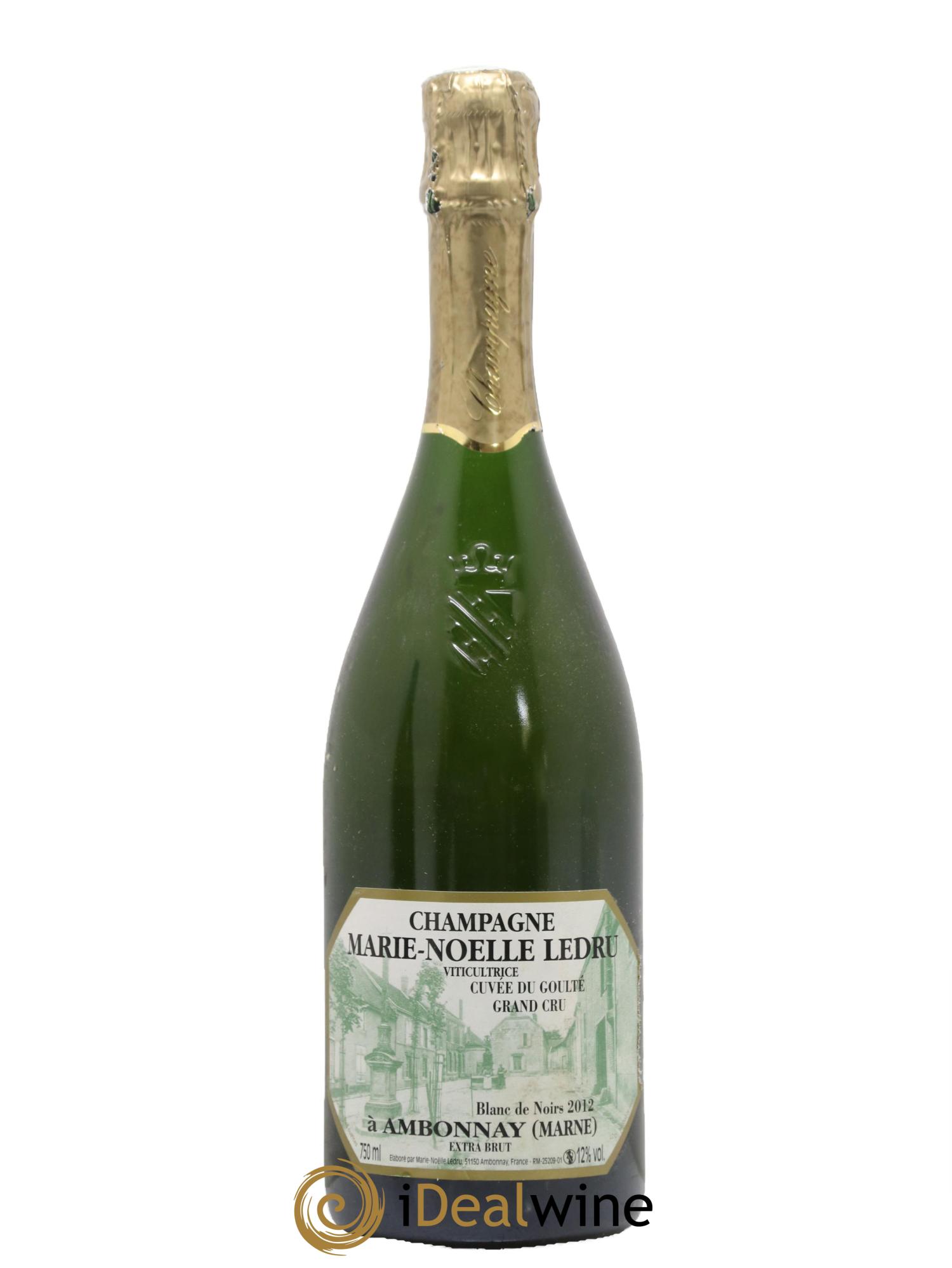 Cuvée du Goulté Blanc de Noirs Marie-Noëlle Ledru 2012 - Lot de 1 bouteille - 0