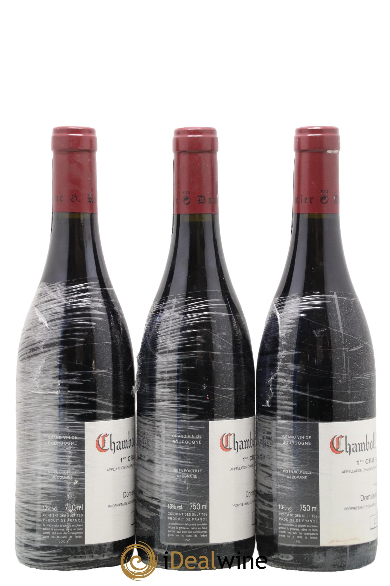 Chambolle-Musigny 1er Cru Les Cras Georges Roumier (Domaine) 2012 - Lot de 3 bouteilles - 1