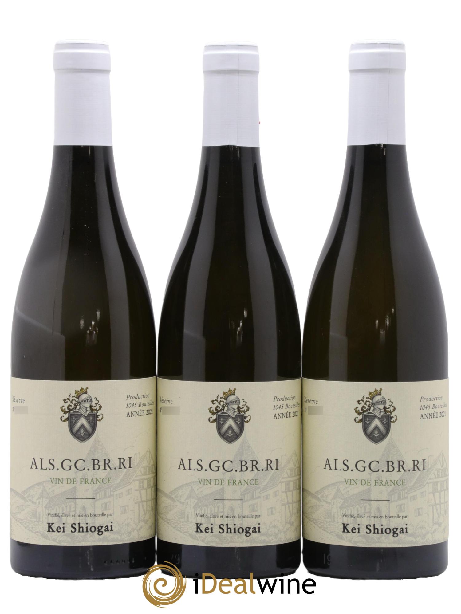 Vin de France ALS.GC.BR.RI Kei Shiogai 2021 - Lot de 3 bouteilles - 0