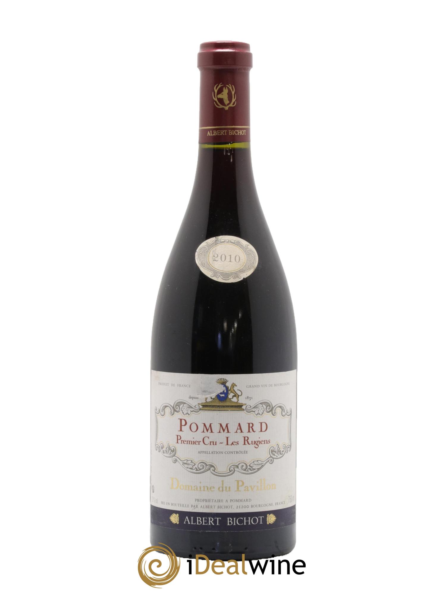 Pommard 1er Cru Les Rugiens Domaine du Pavillon - Albert Bichot 2010 - Lot de 1 bouteille - 0