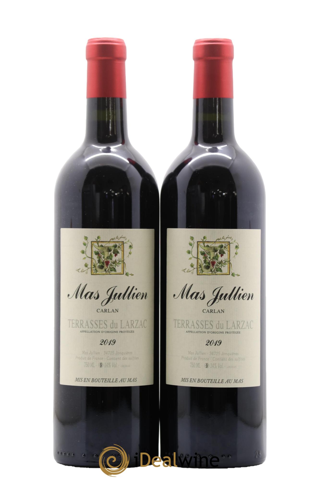 Coteaux du Languedoc - Terrasses du Larzac Mas Jullien Carlan Olivier Jullien 2019 - Lot de 2 bouteilles - 0