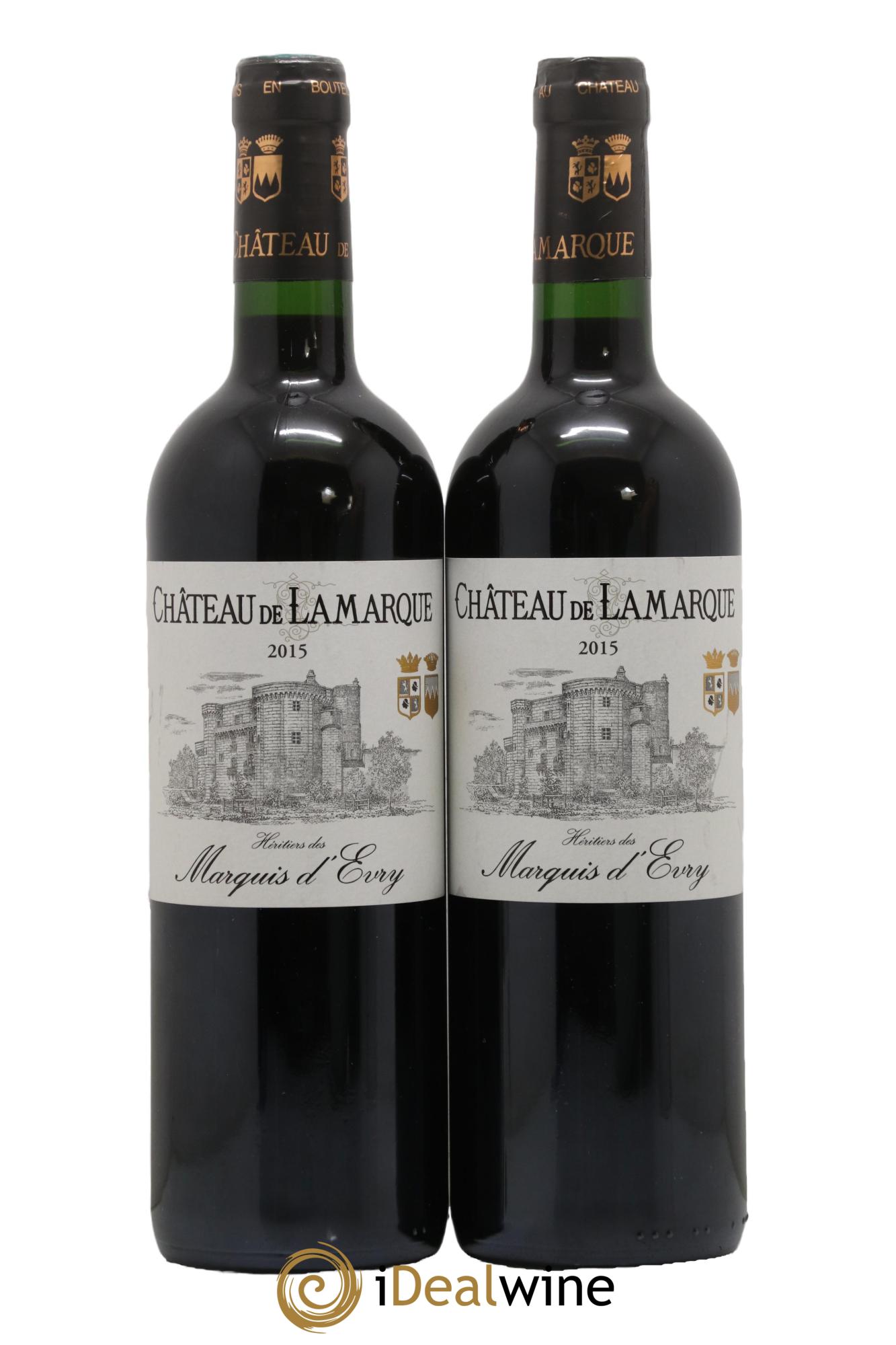 Château de Lamarque Cru Bourgeois 2015 - Lot de 2 bouteilles - 0