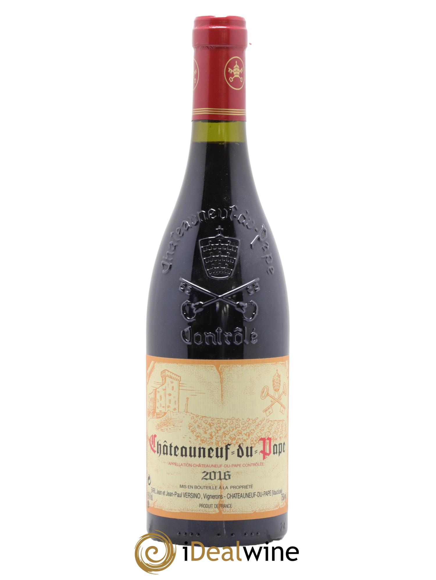 Châteauneuf-du-Pape Jean et Jean-Paul Versino 2016 - Lot de 1 bouteille - 0