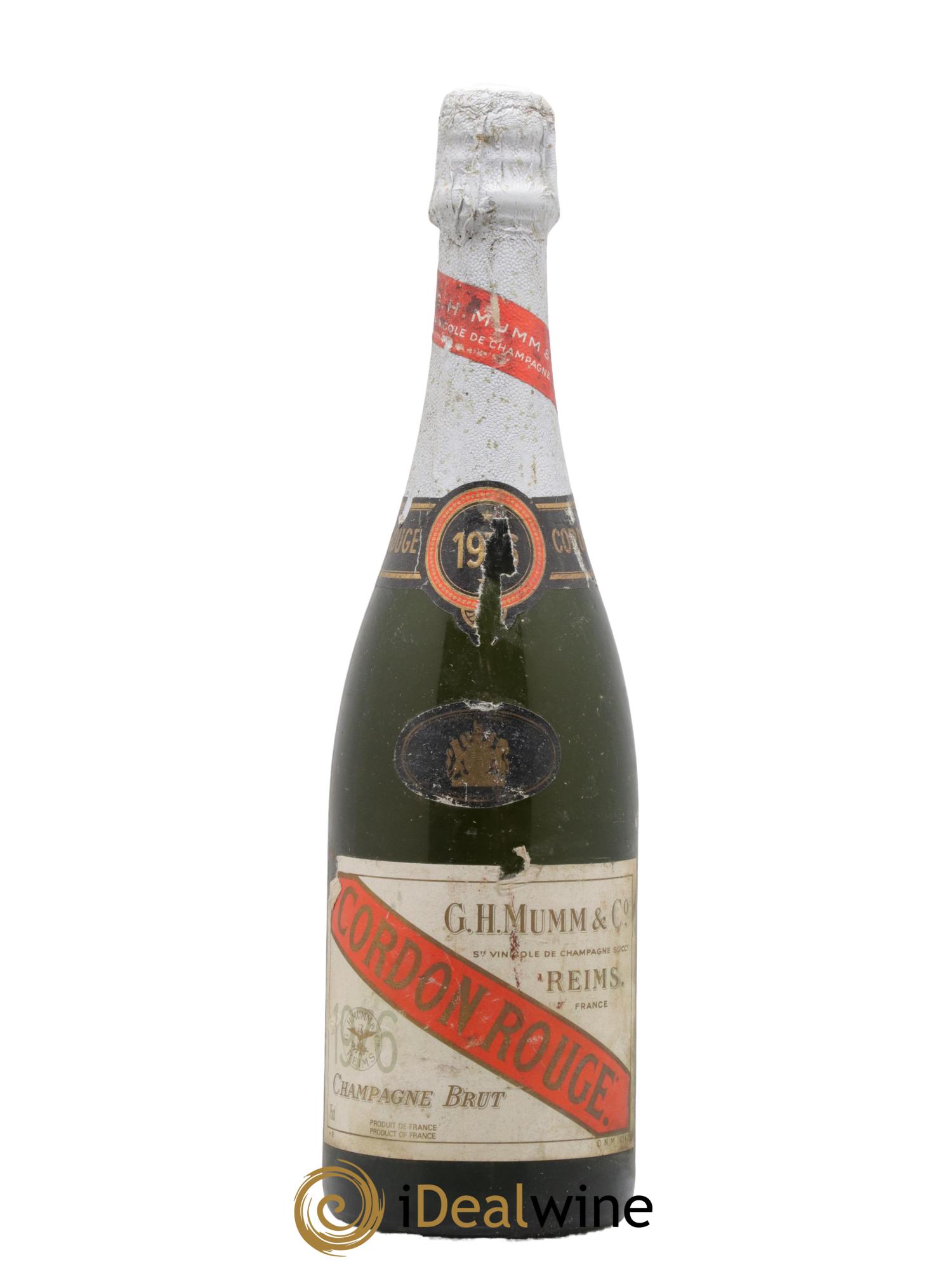 Cordon Rouge Mumm 1976 - Posten von 1 Flasche - 0