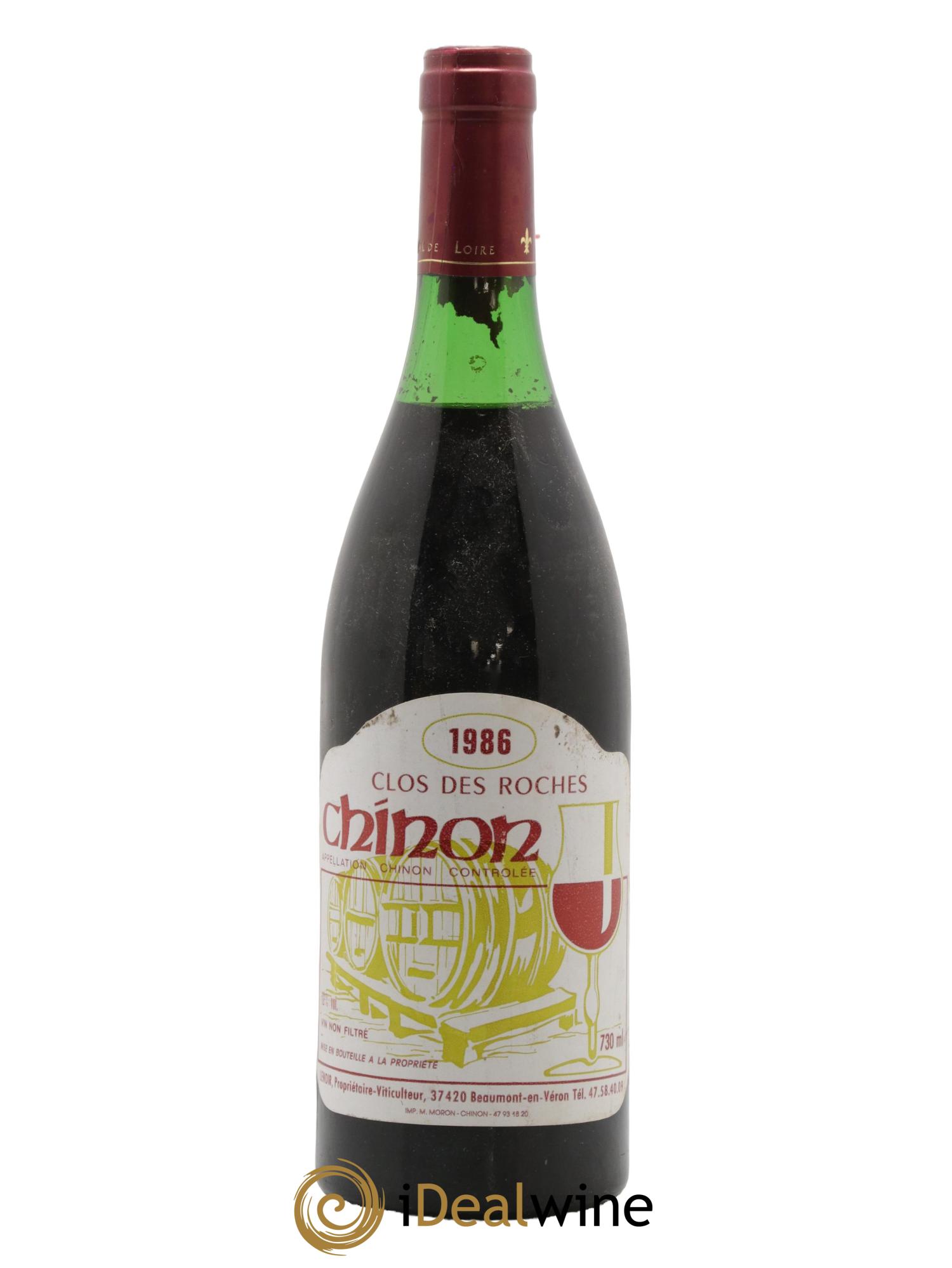 Chinon Les Roches Lenoir (Domaine) 1986 - Lot de 1 bouteille - 0