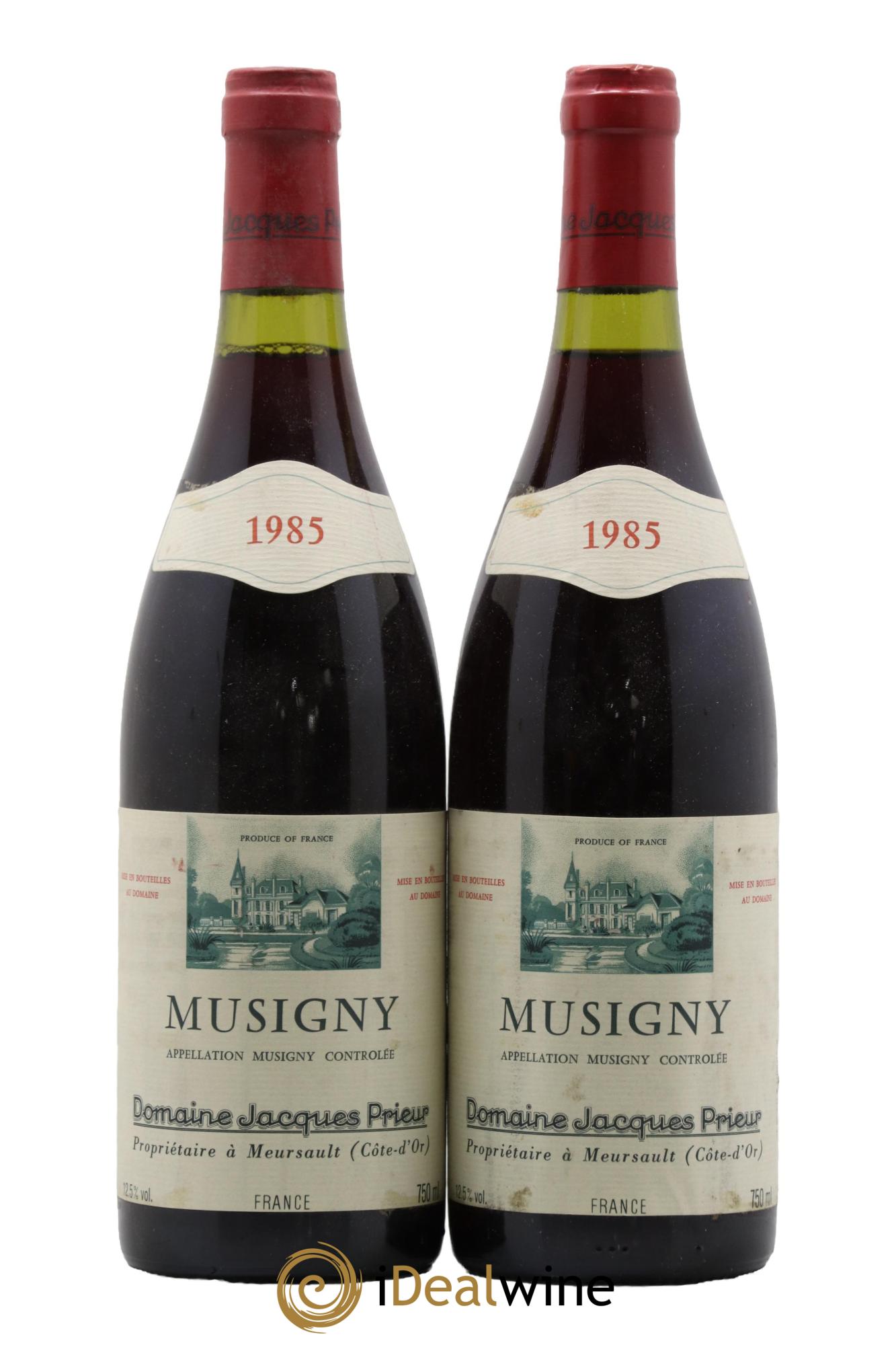 Musigny Grand Cru Jacques Prieur (Domaine) 1985 - Lotto di 2 bottiglie - 0