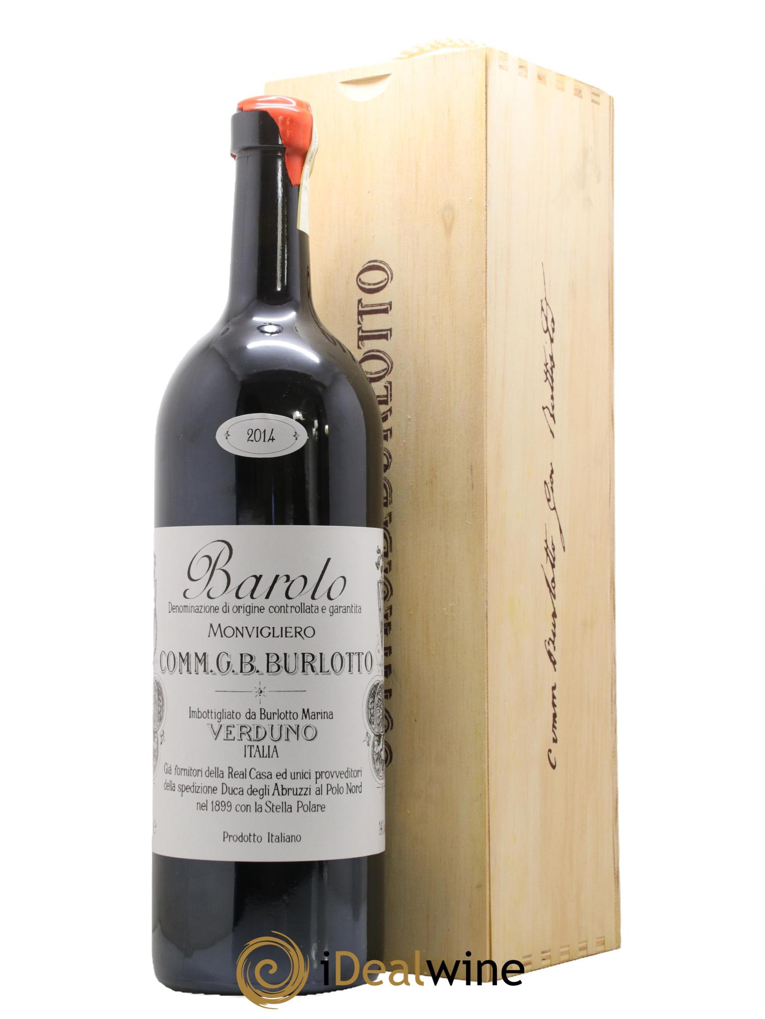 Barolo DOCG Monvigliero Comm. Giovan Battista Burlotto 2014 - Lot of 1 double magnum - 0