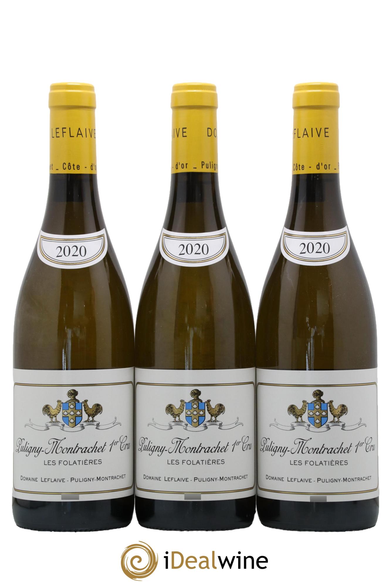 Puligny-Montrachet 1er Cru Les Folatières Leflaive (Domaine) 2020 - Posten von 3 Flaschen - 0