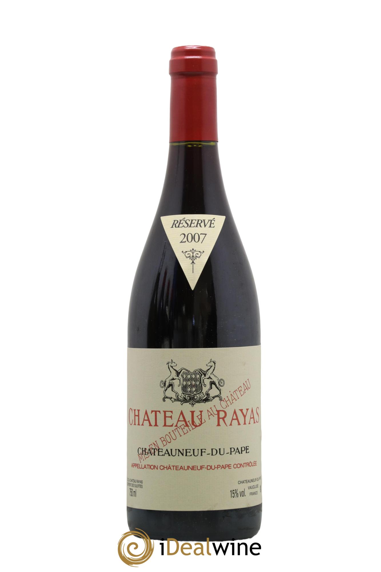 Châteauneuf-du-Pape Château Rayas Emmanuel Reynaud 2007 - Lot de 1 bouteille - 0