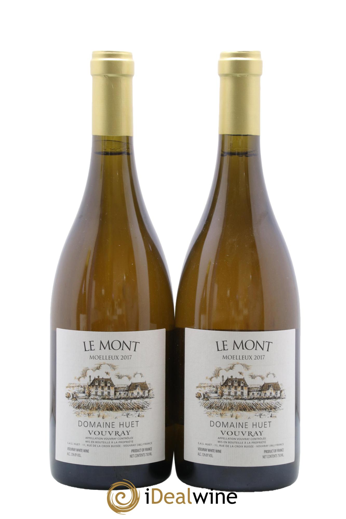 Vouvray Le Mont Moelleux Domaine Huet 2017 - Lot of 2 bottles - 0