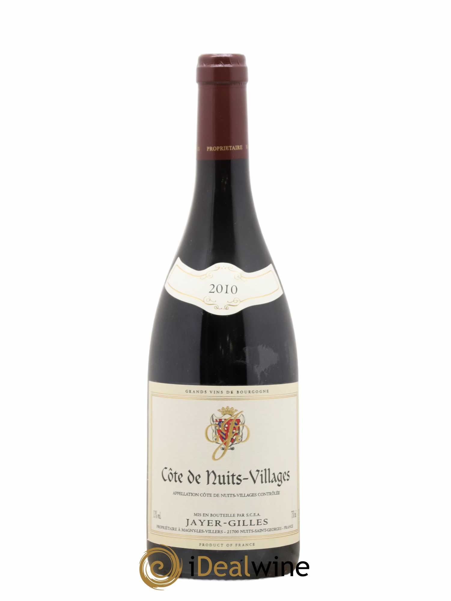 Côte de Nuits-Villages Hoffmann-Jayer (anciennement Jayer-Gilles) 2010 - Lot of 1 bottle - 0