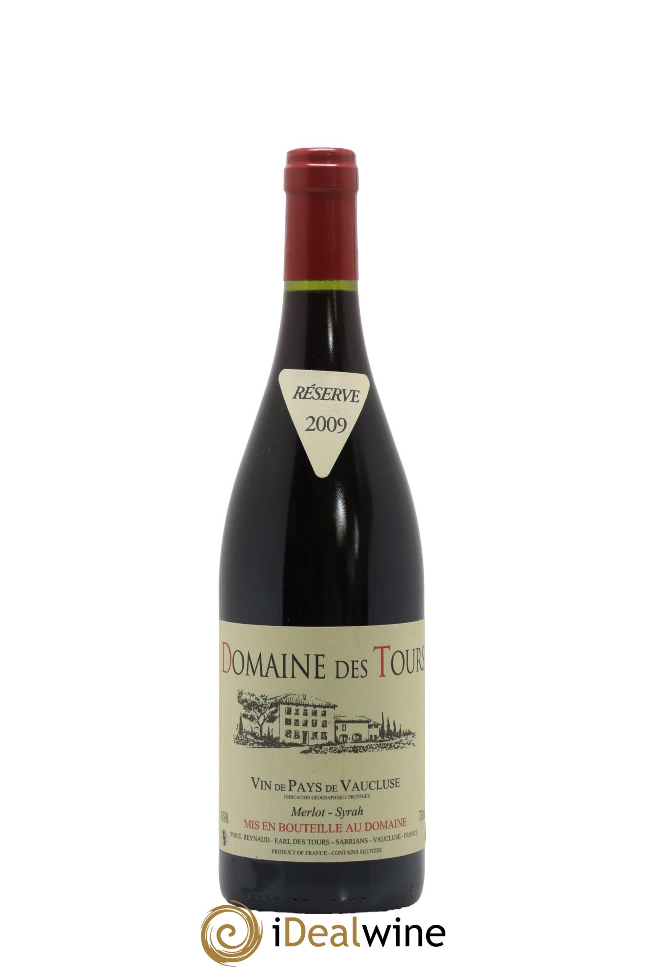 IGP Pays du Vaucluse (Vin de Pays du Vaucluse) Merlot-Syrah - Domaine des Tours Emmanuel Reynaud