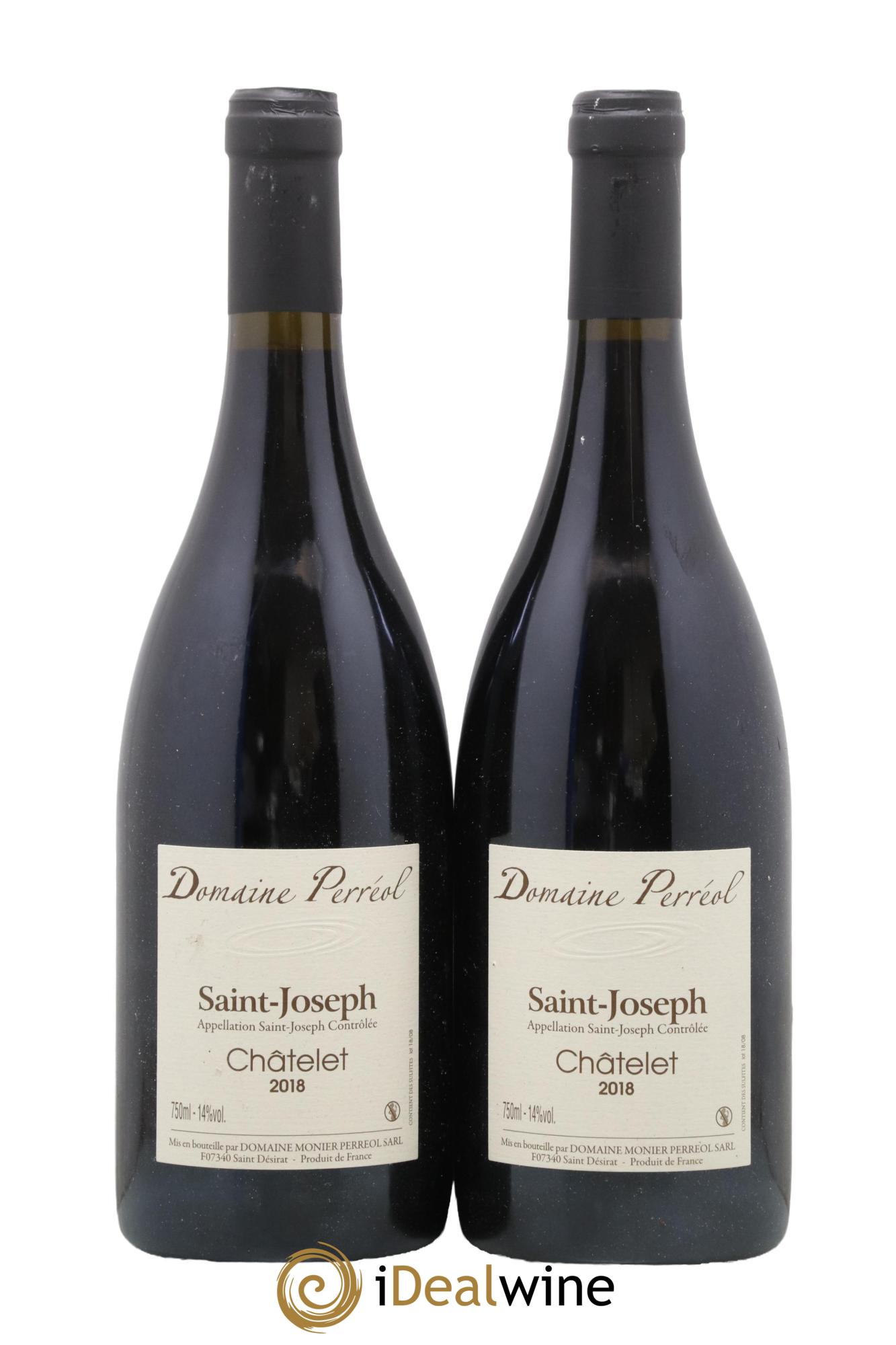 Saint-Joseph Chatelet Monier Perréol 2018 - Lot of 2 bottles - 0