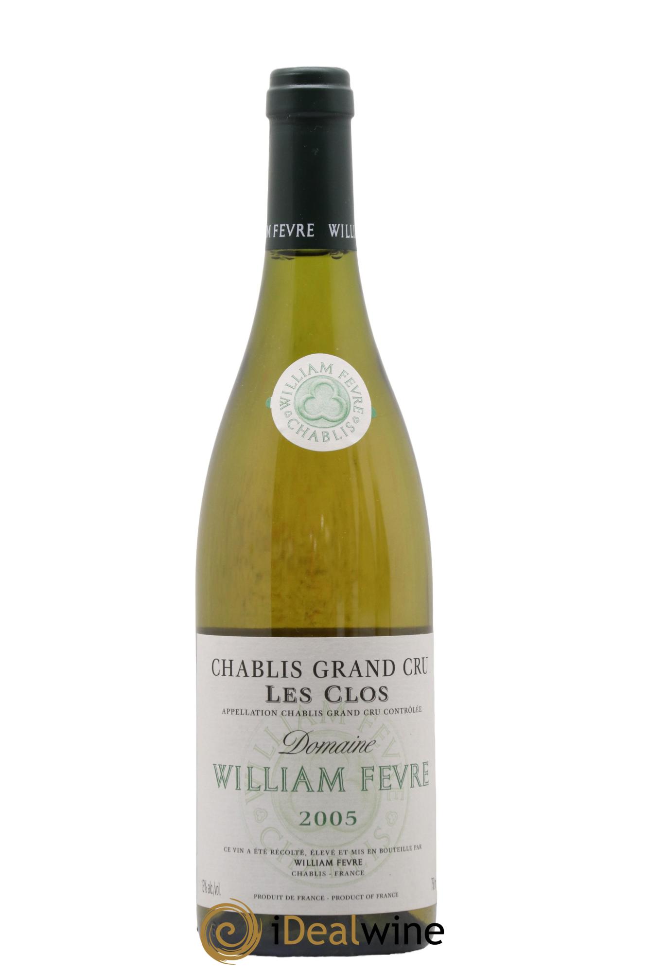 Chablis Grand Cru Les Clos William Fèvre 2005 - Posten von 1 Flasche - 0