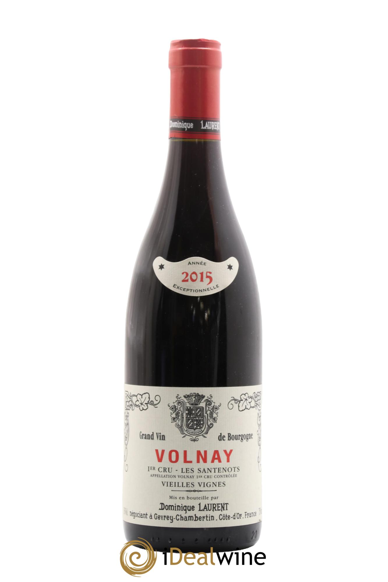 Volnay 1er Cru Les Santenots Vieilles Vignes Dominique Laurent 2015 - Lotto di 1 bottiglia - 0