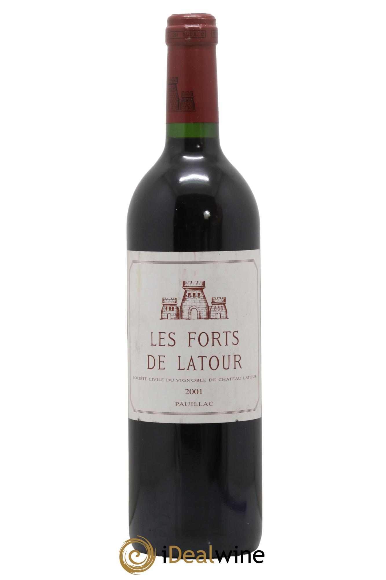 Les Forts de Latour Second Vin  2001 - Lot de 1 bouteille - 0