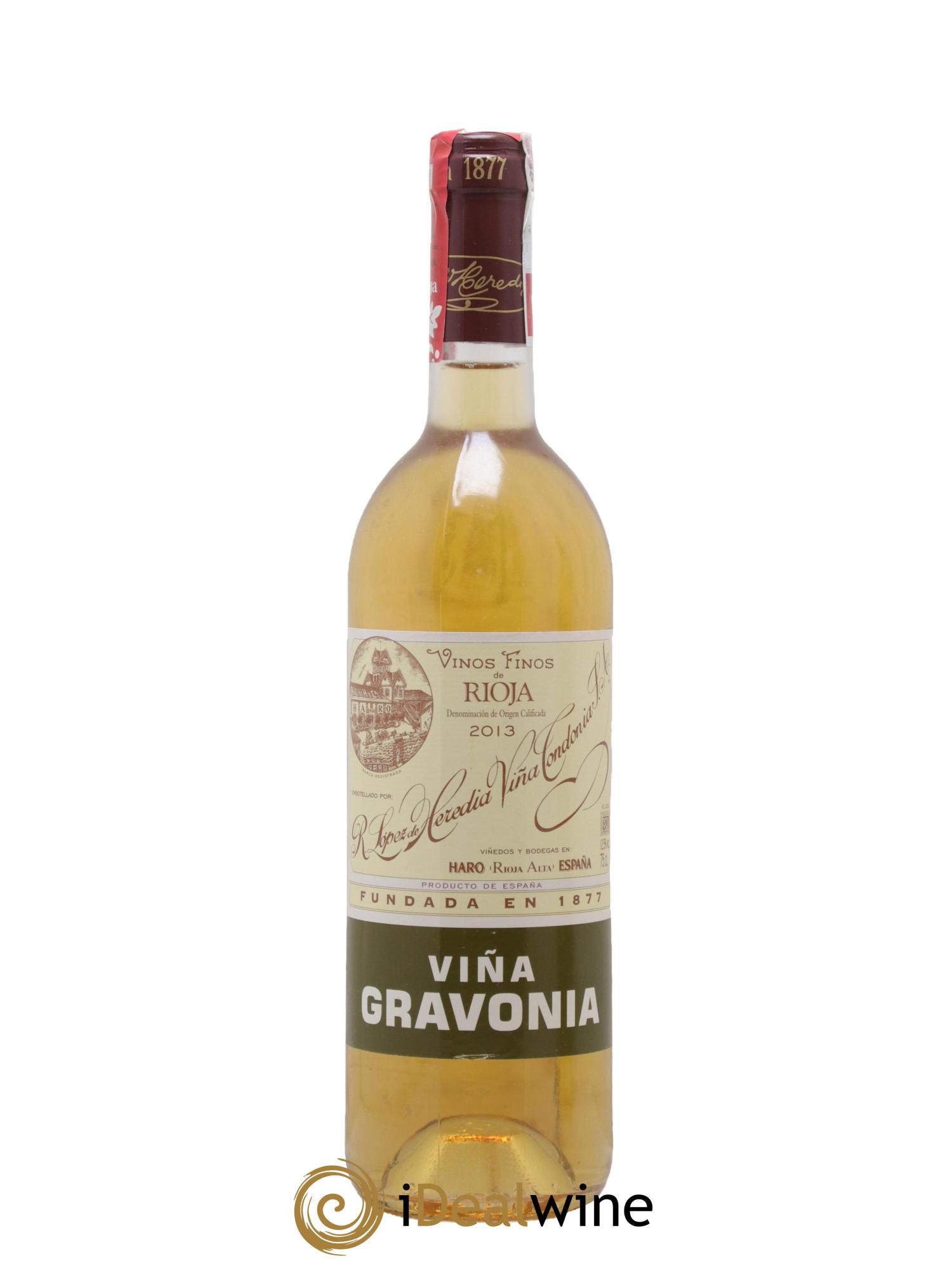 Rioja DOCA Vina Gravonia Crianza Vina Tondonia R. Lopez de Heredia 2013 - Lotto di 1 bottiglia - 0