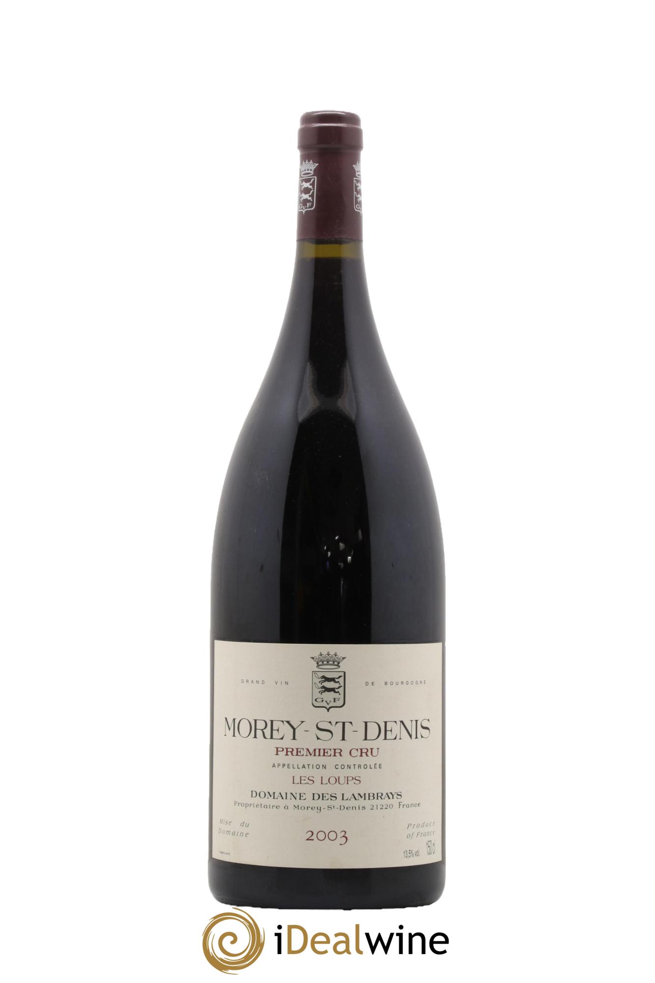 Morey Saint-Denis 1er Cru Les Loups Domaine des Lambrays 2003 - Lotto di 1 magnum - 1