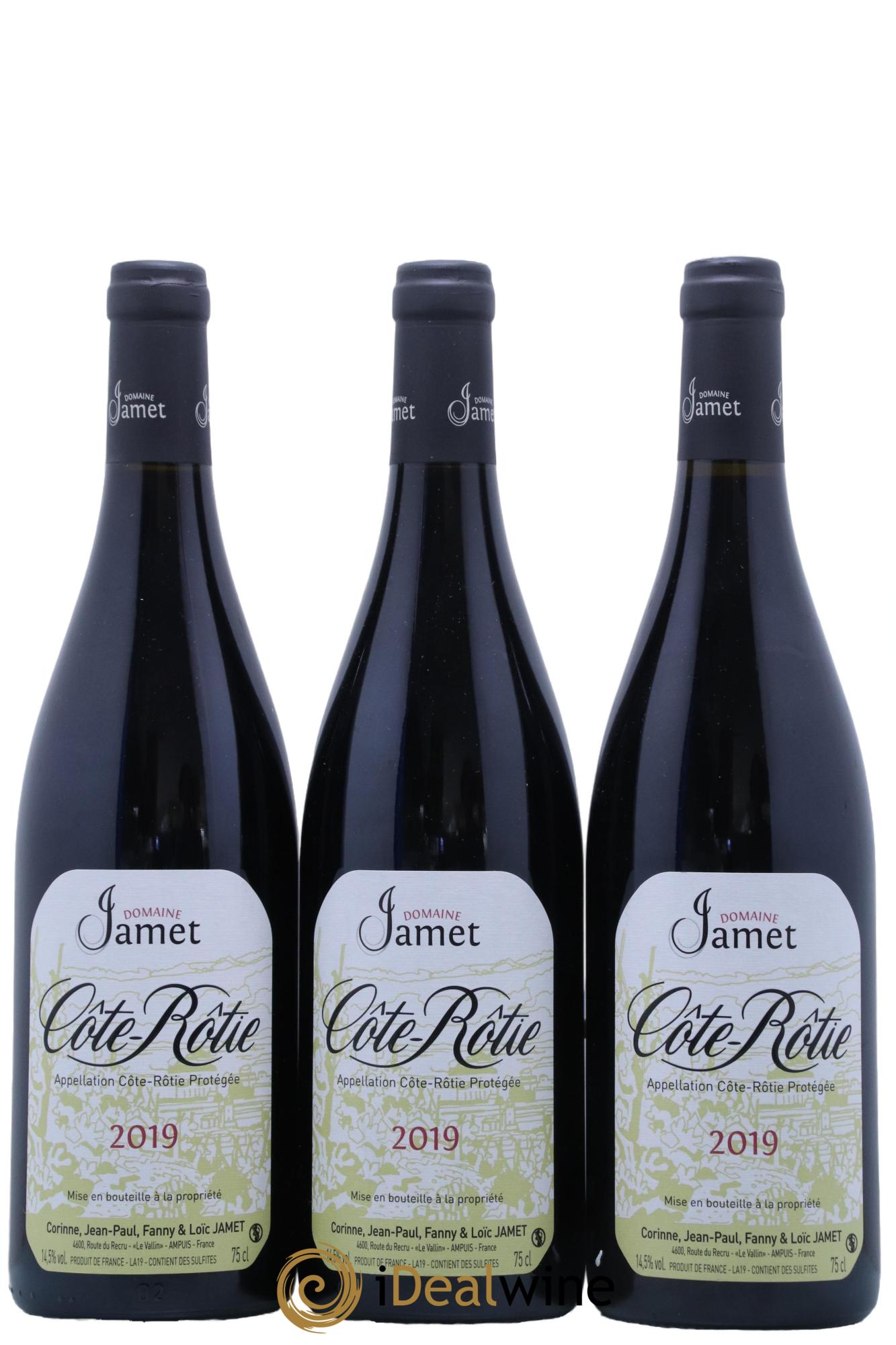 Côte-Rôtie Jamet (Domaine) 2019 - Lotto di 3 bottiglie - 0